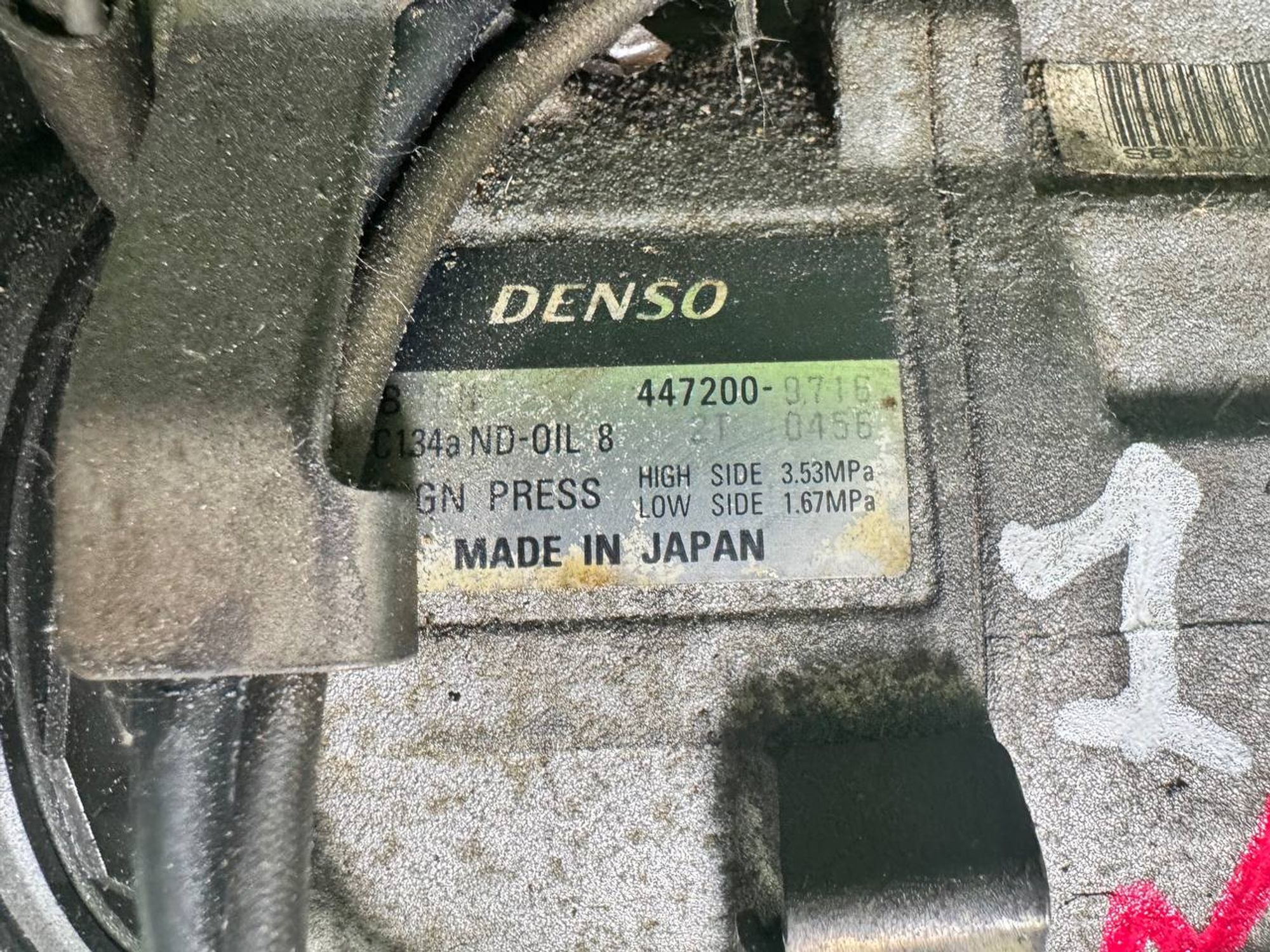 1002 Компрессор кондиционера 4472009716 TOYOTA 1JZ, 7500 рублей, Невинномысск