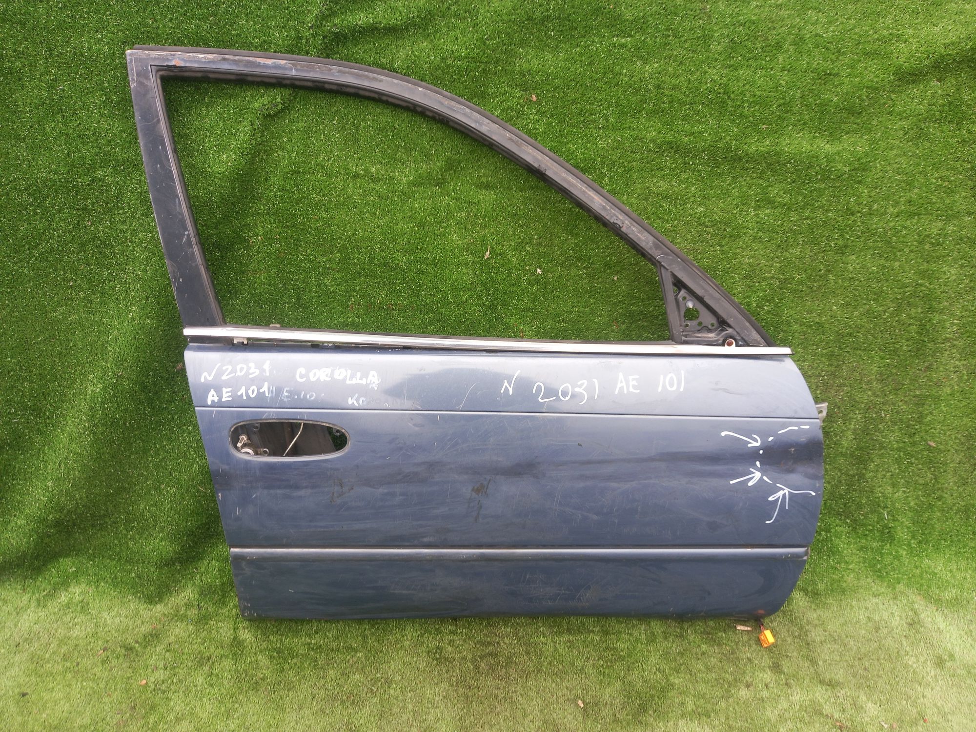 2031 дверь на TOYOTA COROLLA AE101, 12500 рублей, Невинномысск