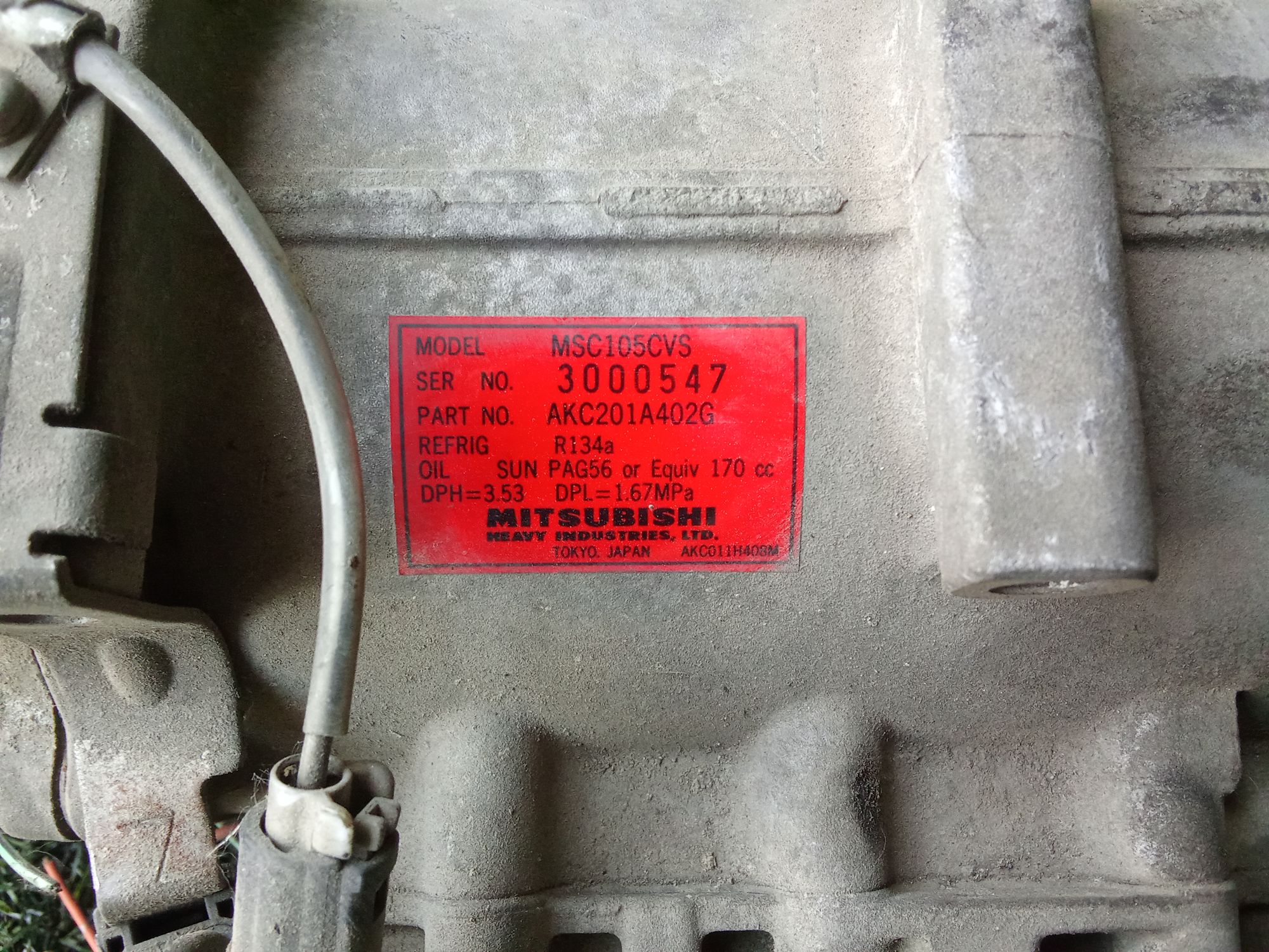 326 Компрессор кондиционера MITSUBISHI 6G72, 7500 рублей, Невинномысск