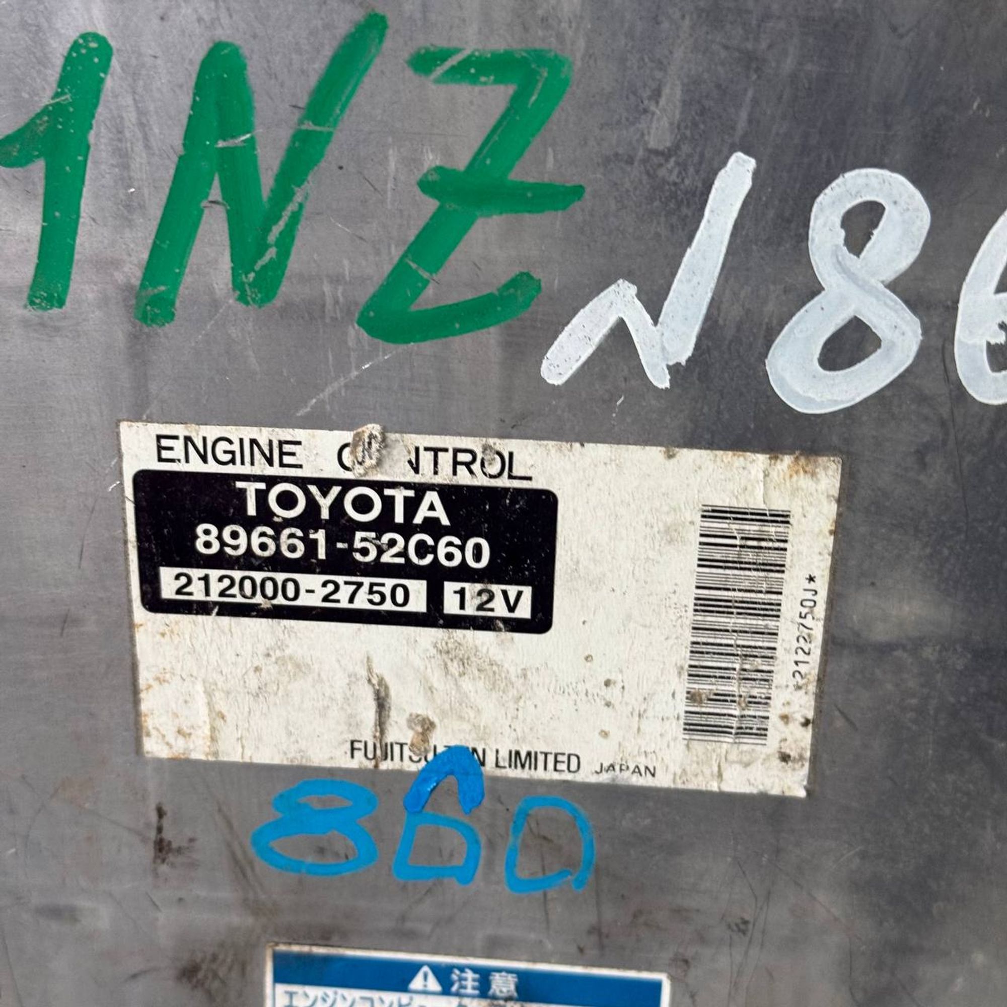 860 Блок управления двигателем TOYOTA 1NZ, 5500 рублей, Невинномысск