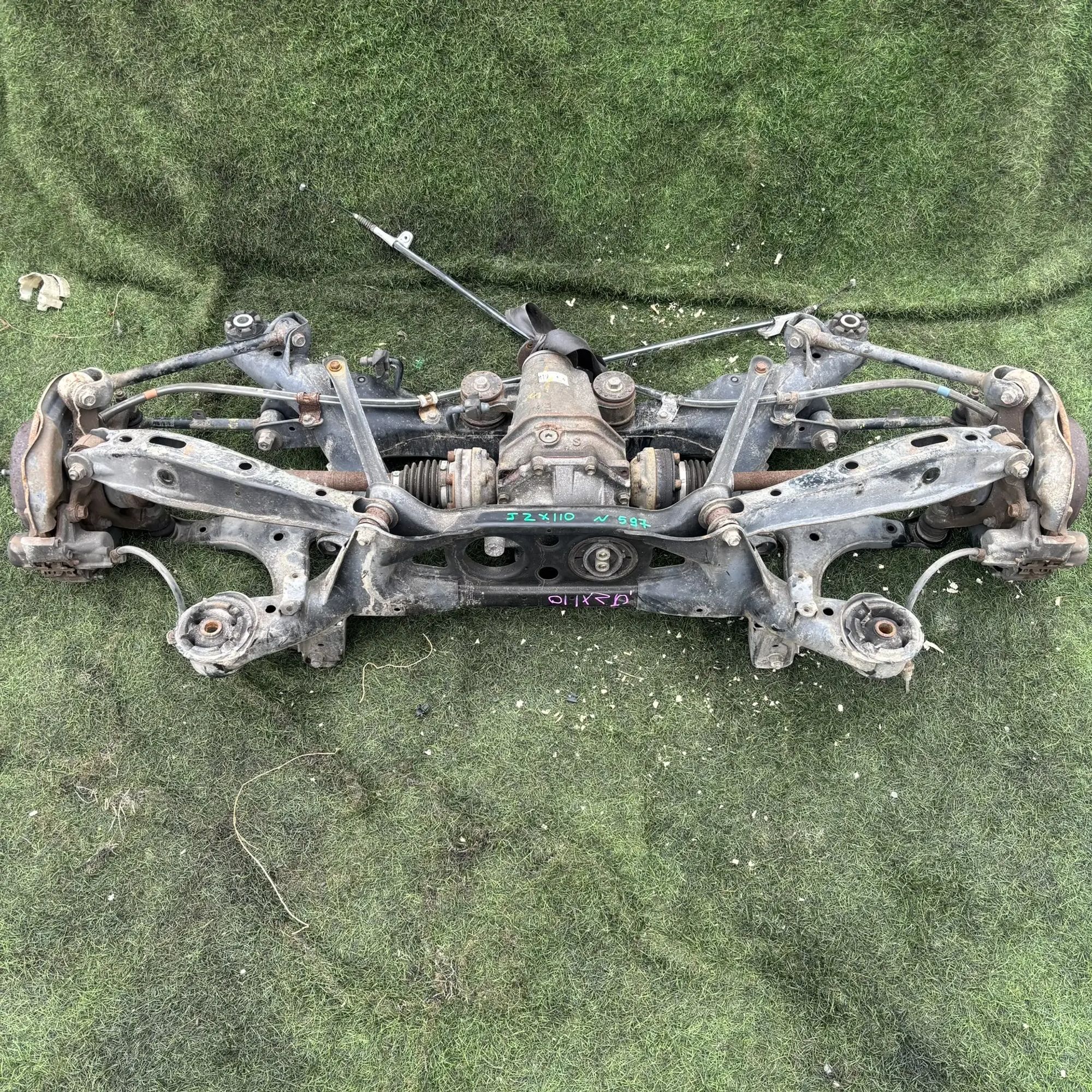 597 Балка заднего моста Toyota Mark II JZX110 1JZ-FSE 2002, 45000 рублей, Невинномысск