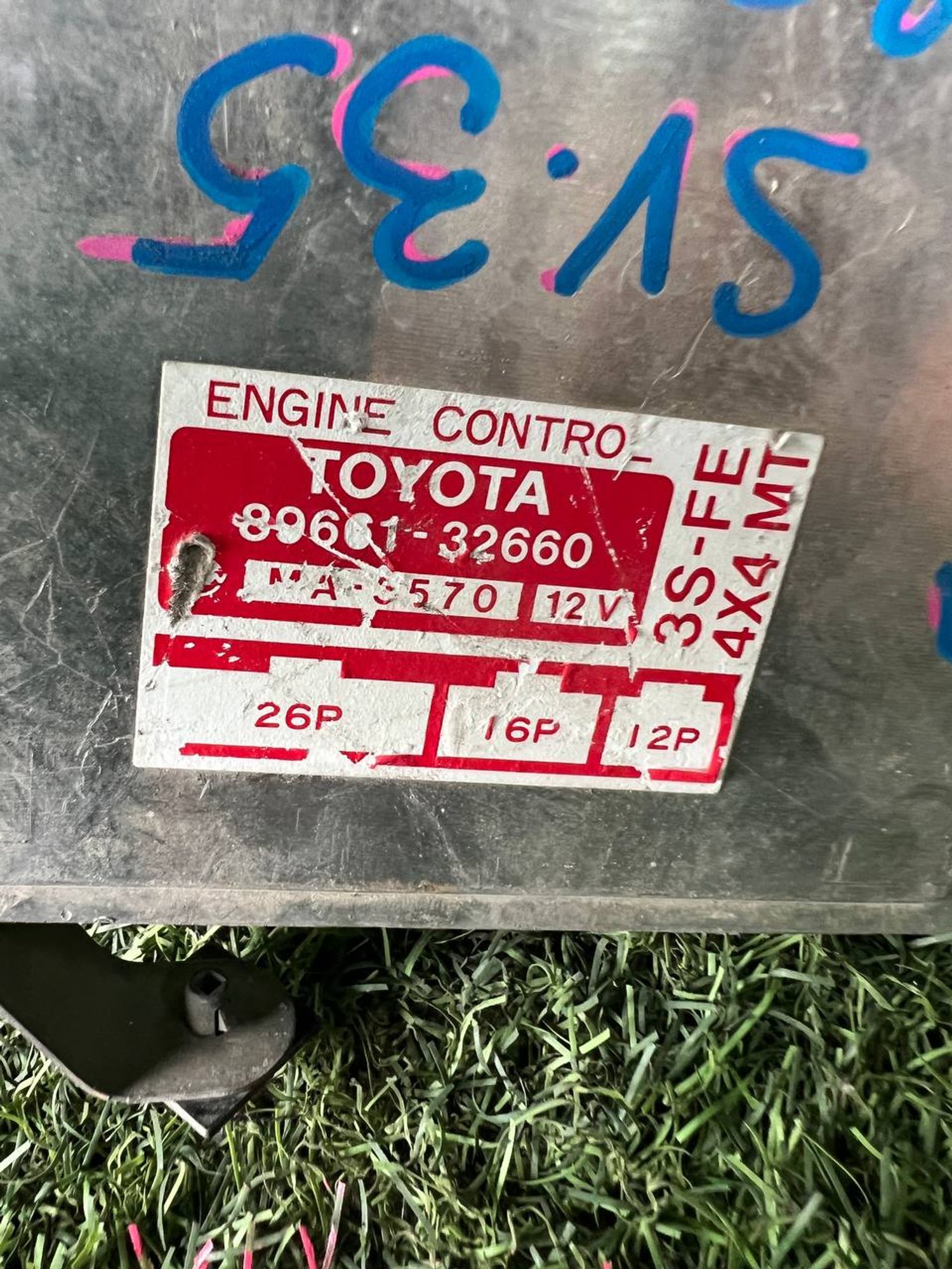 1019 Блок управления двигателем TOYOTA SV35 3SFE, 3500 рублей, Невинномысск