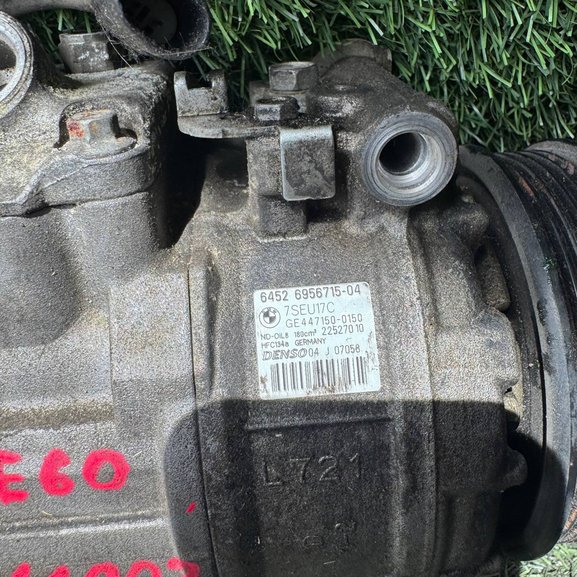 1002 Компрессор кондиционера BMW 5-SERIES E60 N52B25, 12500 рублей, Невинномысск