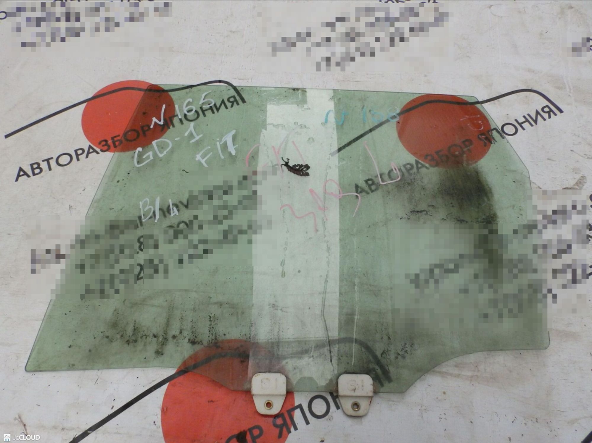 165 Стекло двери задней левой HONDA FIT GD1, 1500 рублей, Невинномысск