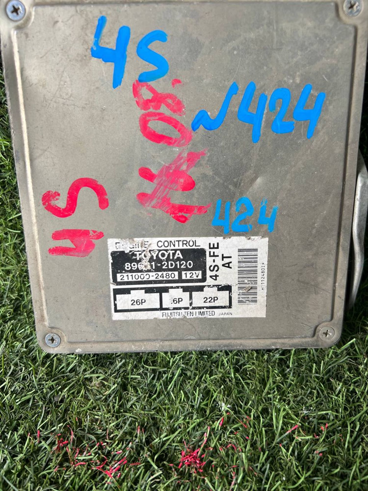 424 Блок управления двигателем TOYOTA 4SFE, 6000 рублей, Невинномысск