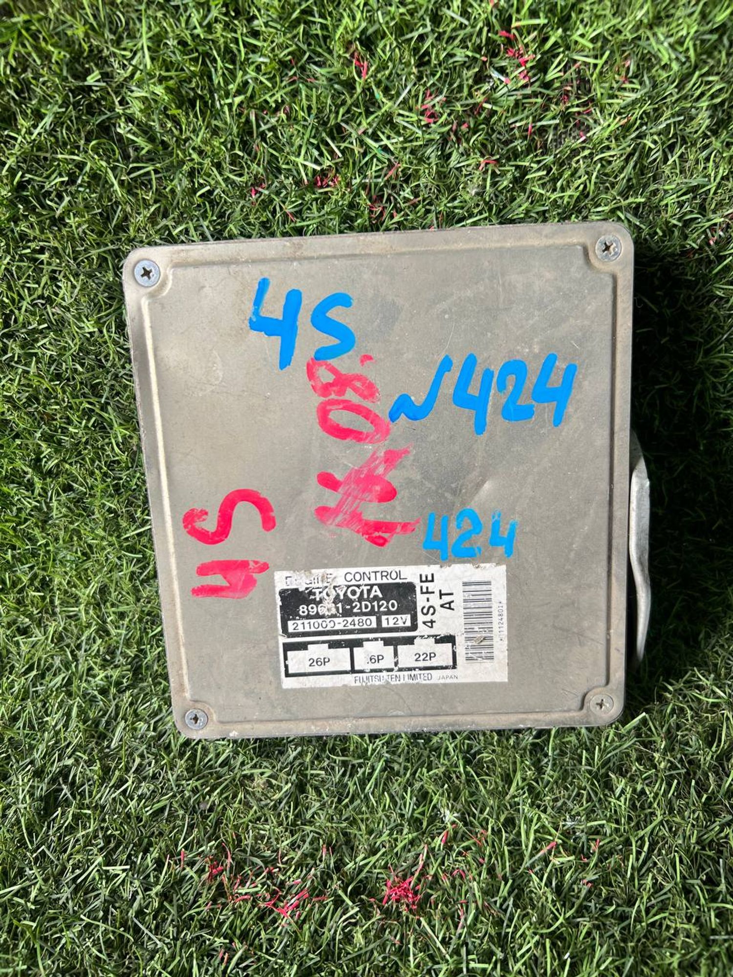 424 Блок управления двигателем TOYOTA 4SFE, 6000 рублей, Невинномысск