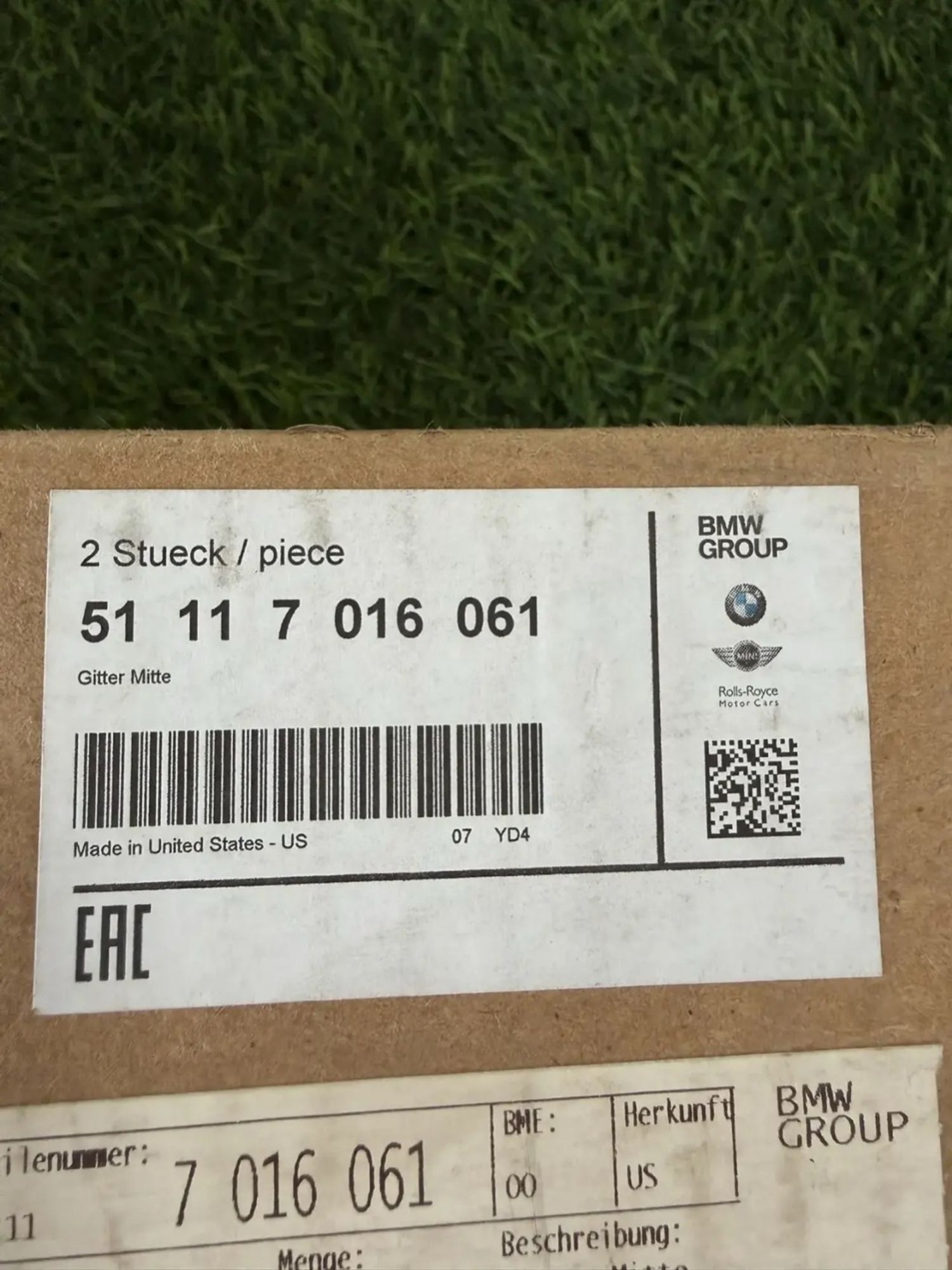 Решетка бампера центральная BMW Z4 E85, 6000 рублей, Краснодар