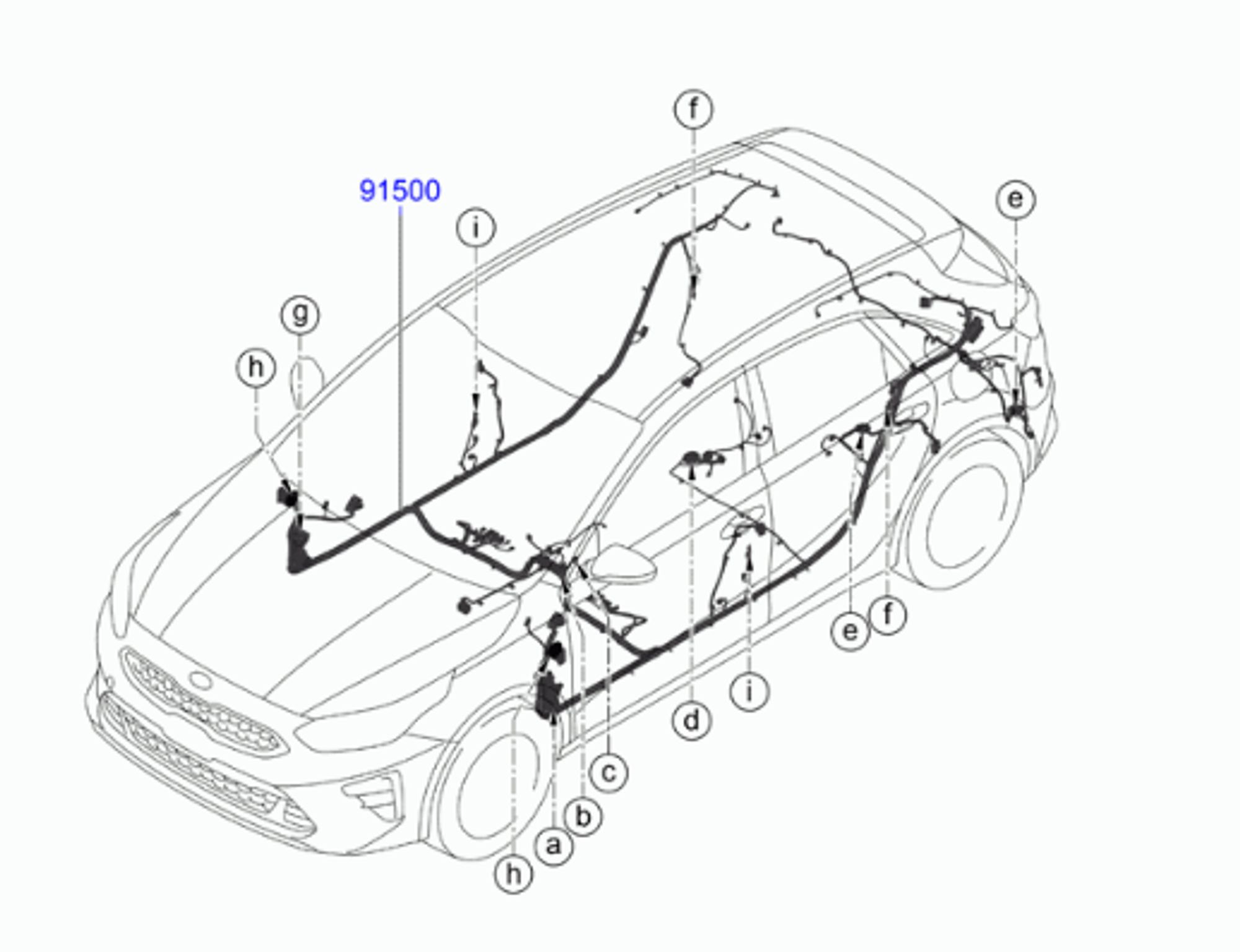Коса салонная вдоль кузова Kia Ceed III CD, 8000 рублей, Тамбов