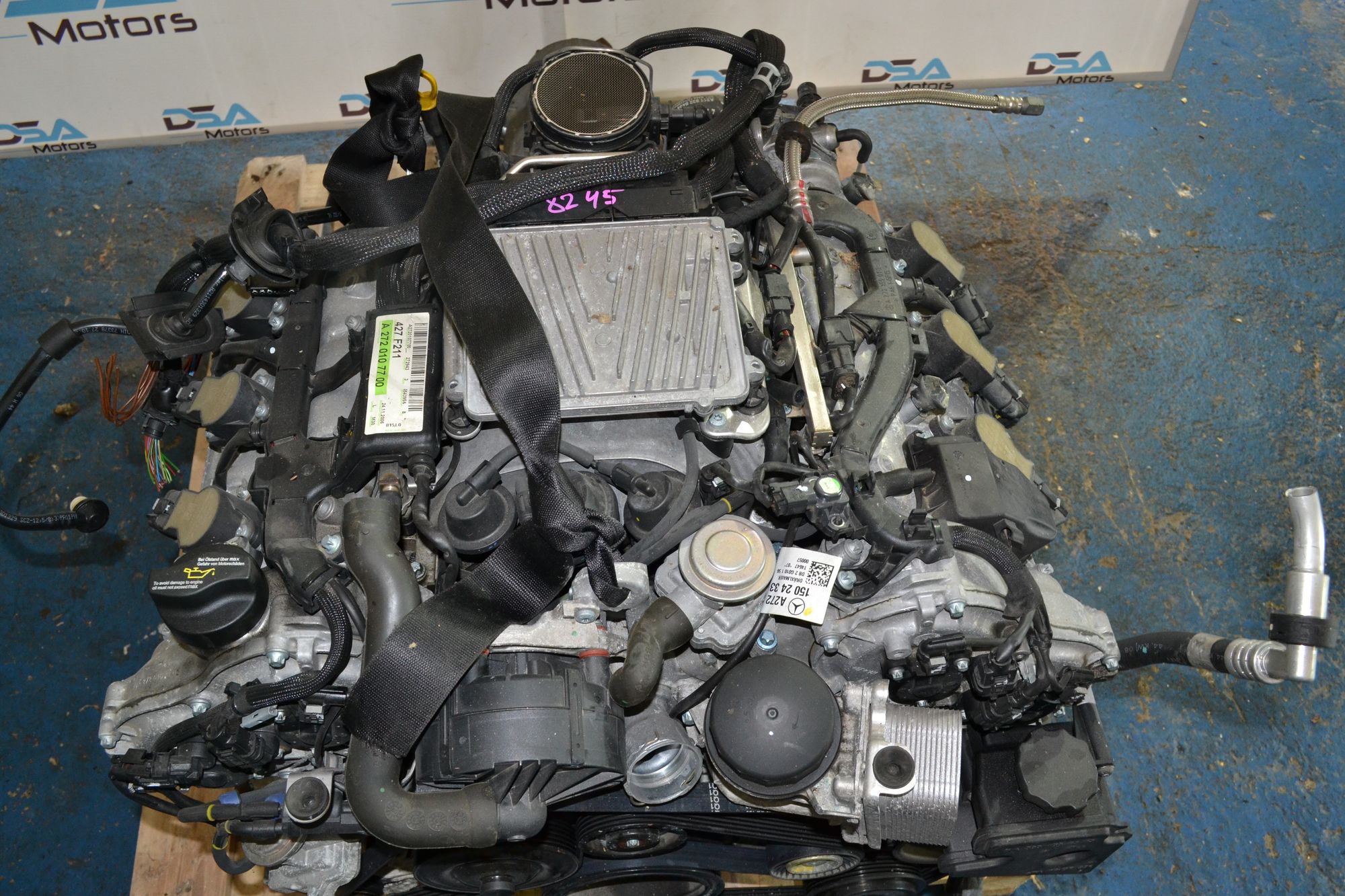 Двигатель в сборе с АКПП M272.943 Mercedes W204/W211/W212/W221/W209 28 т.км из Японии, 339000 рублей, Кореновск