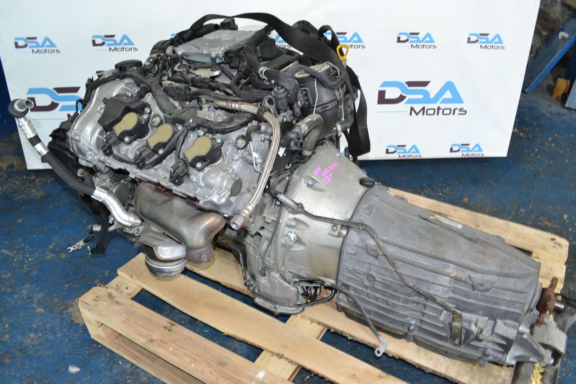 Двигатель в сборе с АКПП M272.943 Mercedes W204/W211/W212/W221/W209 28 т.км из Японии, 339000 рублей, Кореновск