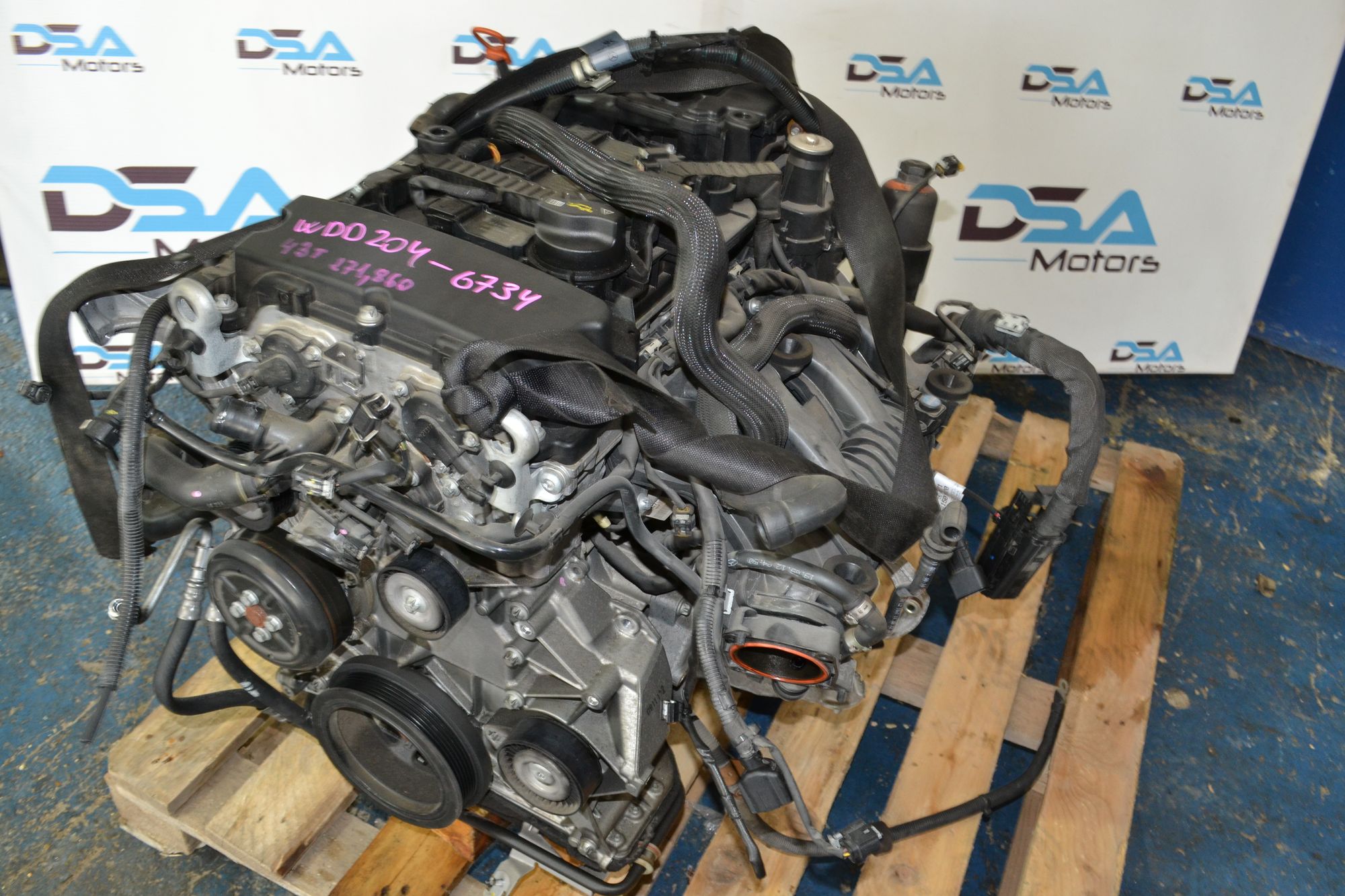 Двигатель M271.860 Mercedes W204/W207/W212 42 т.км из Японии, 310000 рублей, Кореновск
