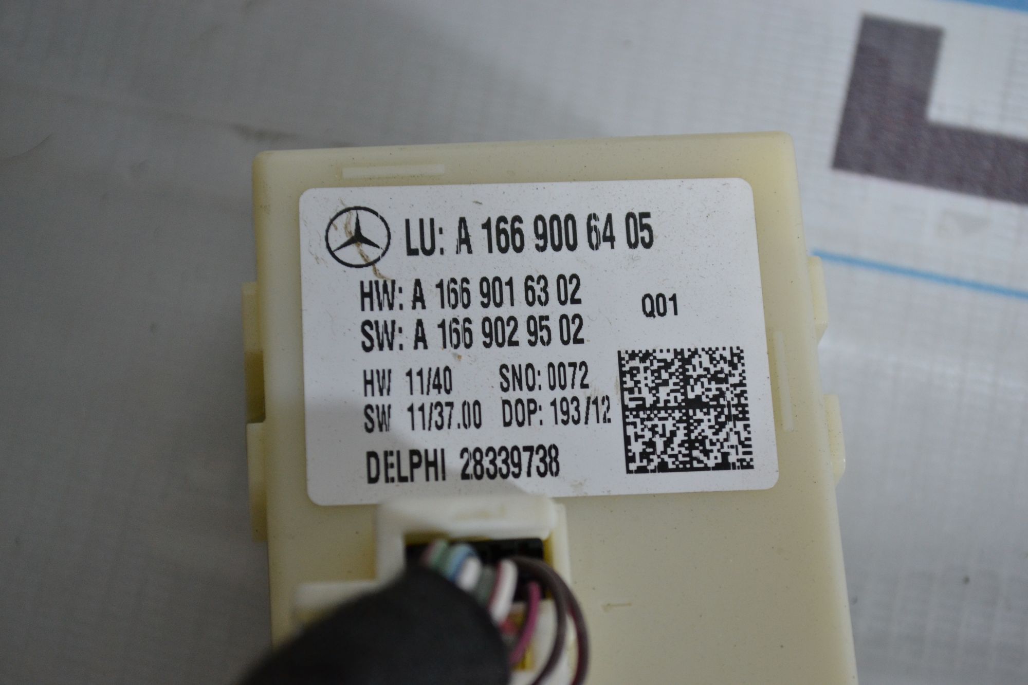 Блок управления крышкой багажника оригинал Mercedes W166  из Японии, 3900 рублей, Кореновск