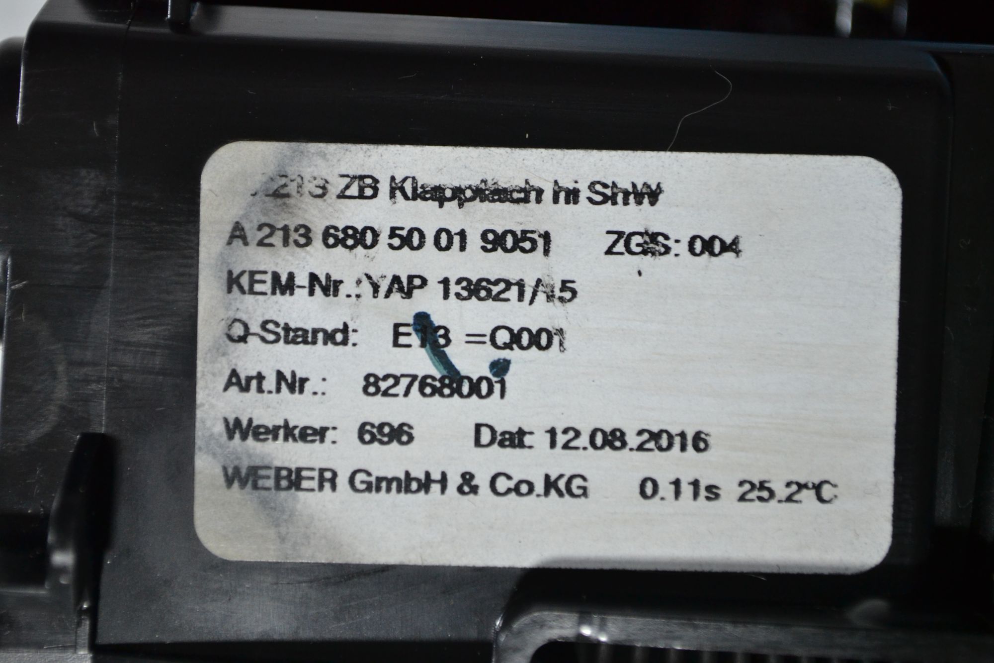 Пепельница задняя Mercedes E W213 из Японии, 1900 рублей, Кореновск