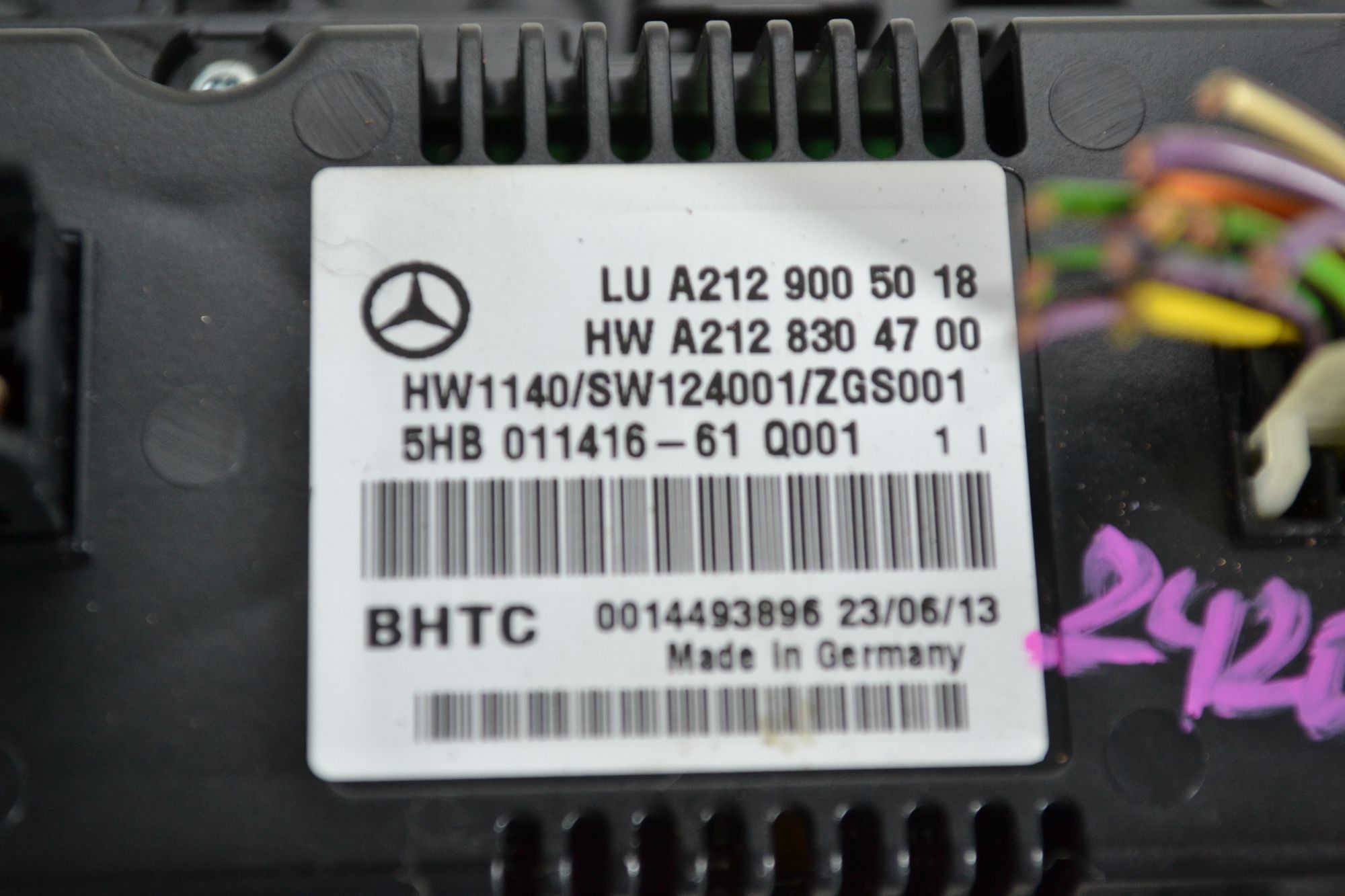 Блок управления климат контролем оригинал Mercedes W212 из Японии, 2900 рублей, Кореновск