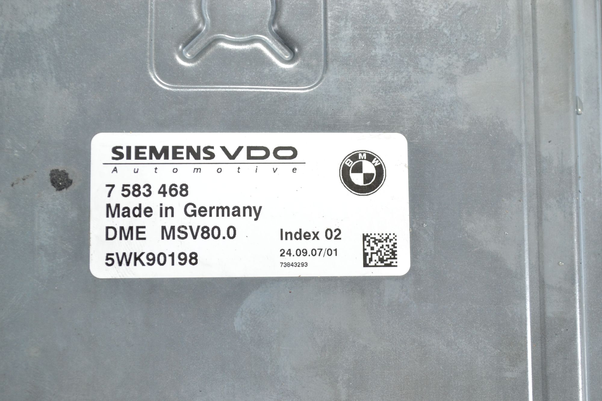 Блок управления двигателем DME MSV 80 BMW 5 E60 N52B25A из Японии, 9900 рублей, Кореновск