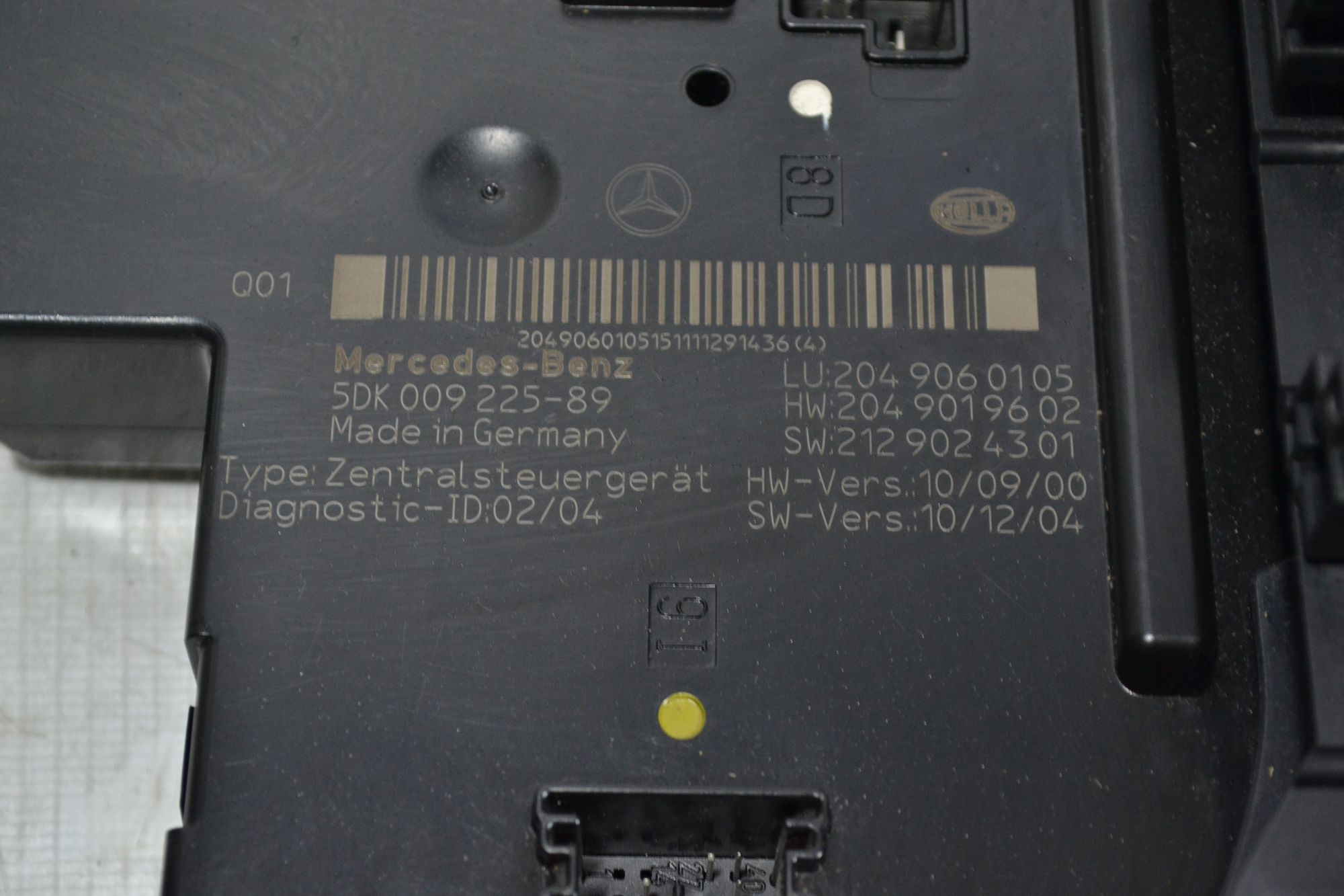 Блок предохранителей SAM оригинал Mercedes W204 из Японии, 4900 рублей, Кореновск