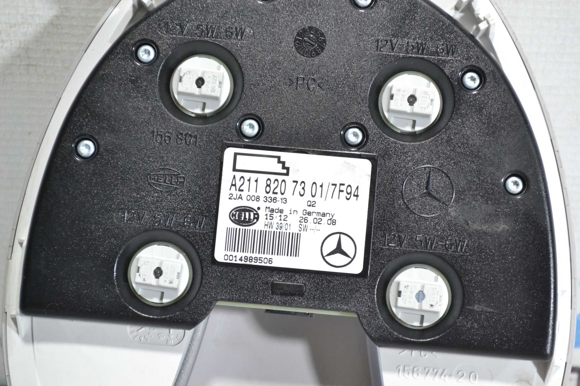 Плафон освещения салона оригинал Mercedes W211 из Японии, 1400 рублей, Кореновск