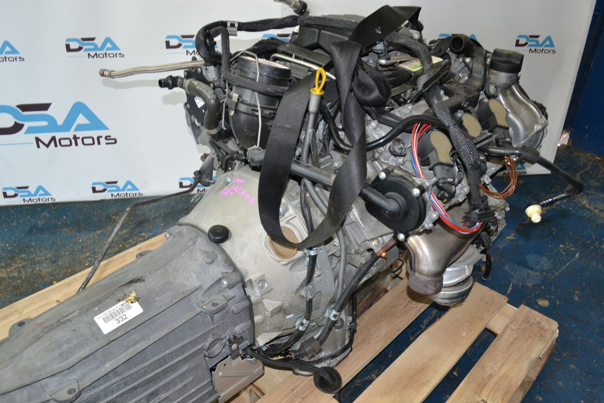 Двигатель в сборе с АКПП M272.943 Mercedes W204/W211/W212/W221/W209 28 т.км из Японии, 339000 рублей, Кореновск