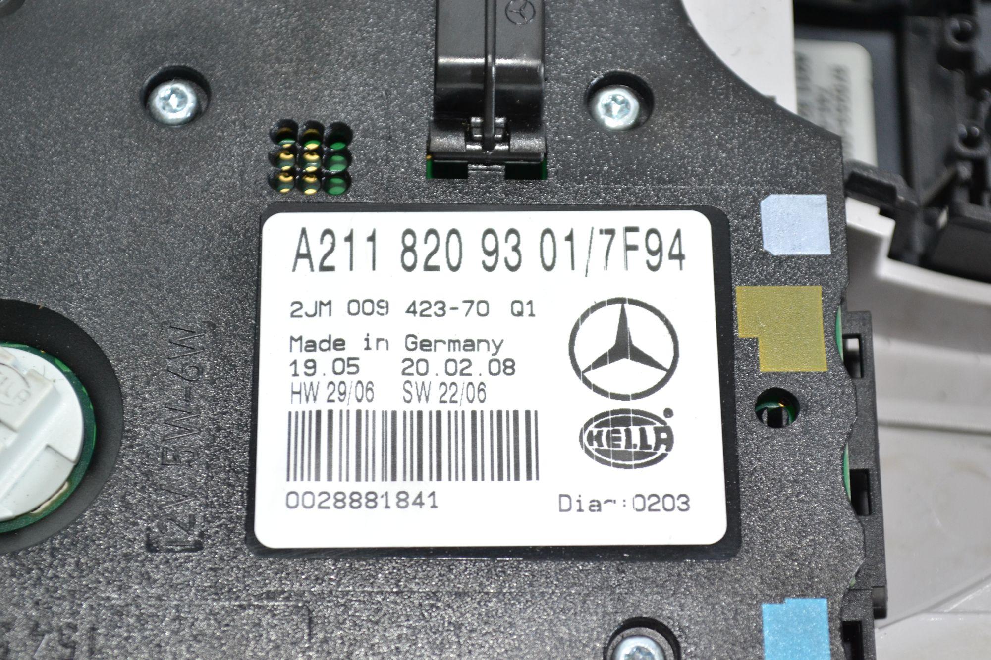 Плафон освещения салона оригинал Mercedes W211 из Японии, 1400 рублей, Кореновск