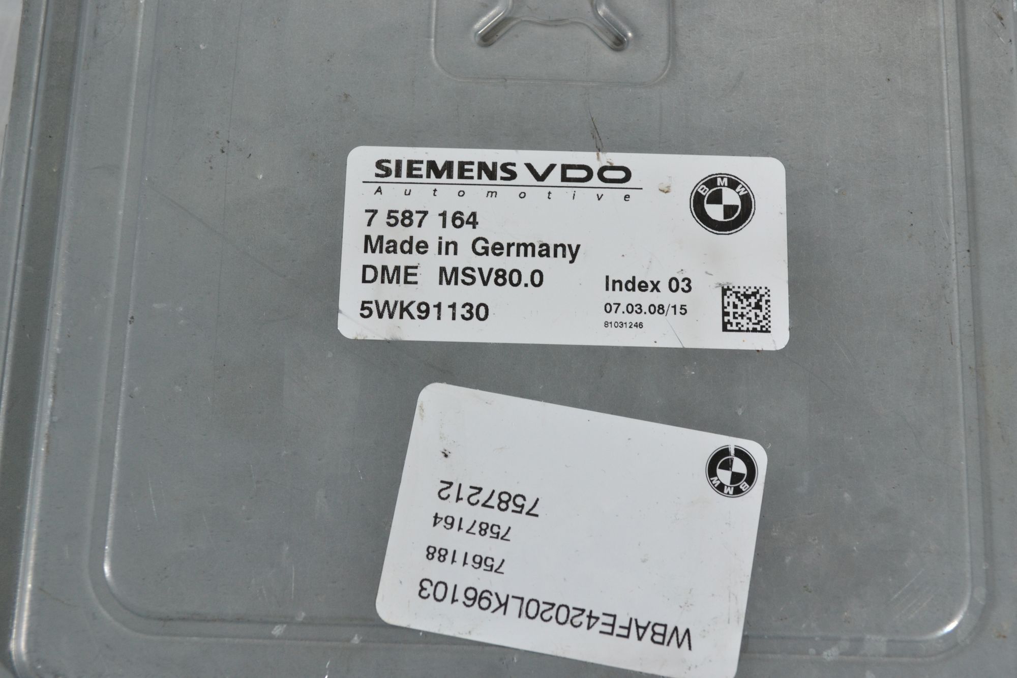 Блок управления двигателем DME оригинал BMW X5 E70/E71/F15/F16/Е60/ E87/E90  из Японии, 5900 рублей, Кореновск