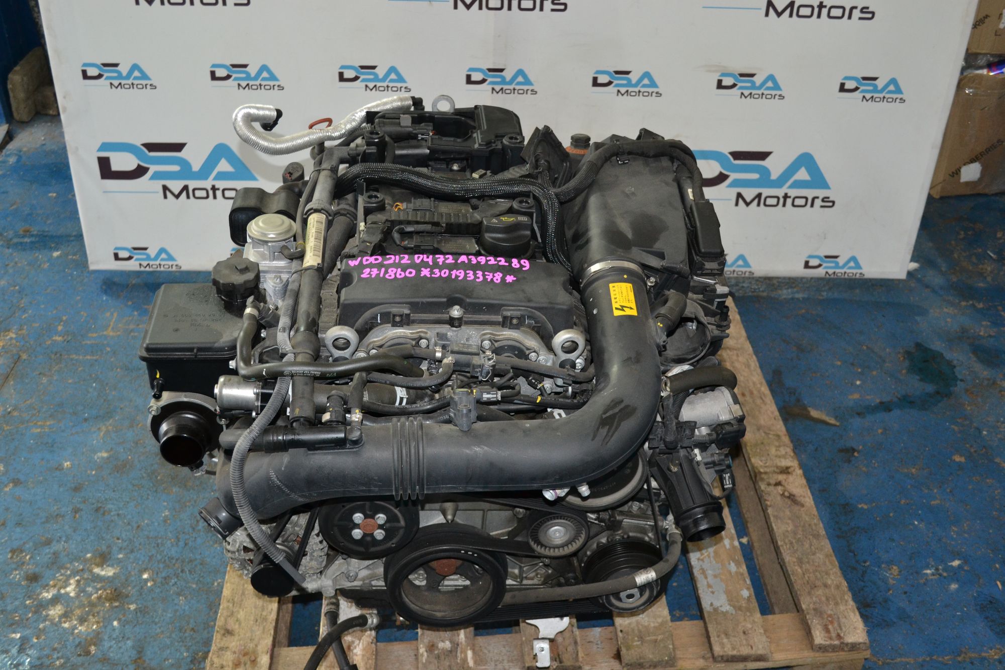 Двигатель M271.860 с навесным и АКПП Mercedes W204/W207/W212 39 т.км из Японии, 460000 рублей, Кореновск