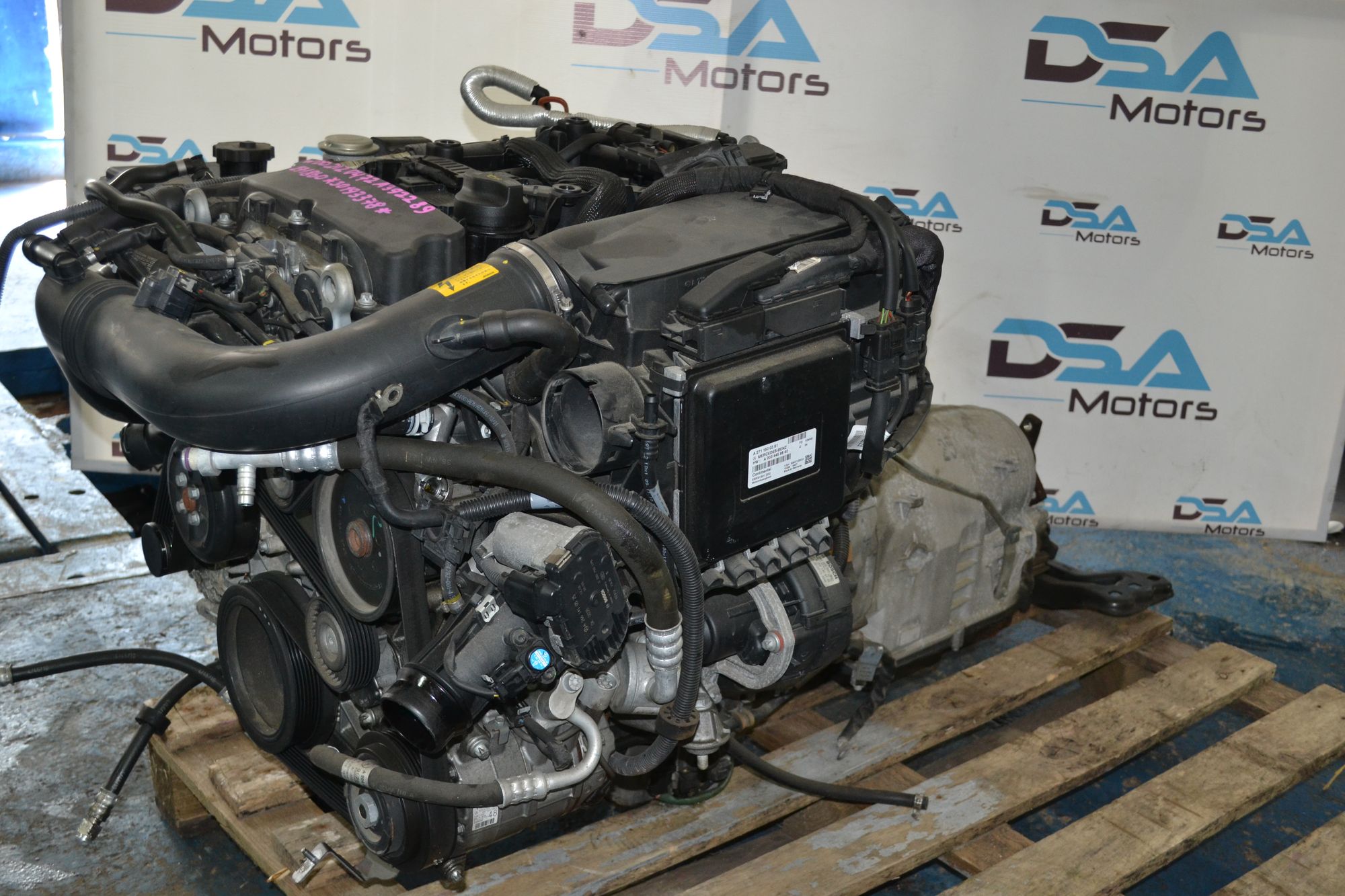 Двигатель M271.860 с навесным и АКПП Mercedes W204/W207/W212 39 т.км из Японии, 460000 рублей, Кореновск