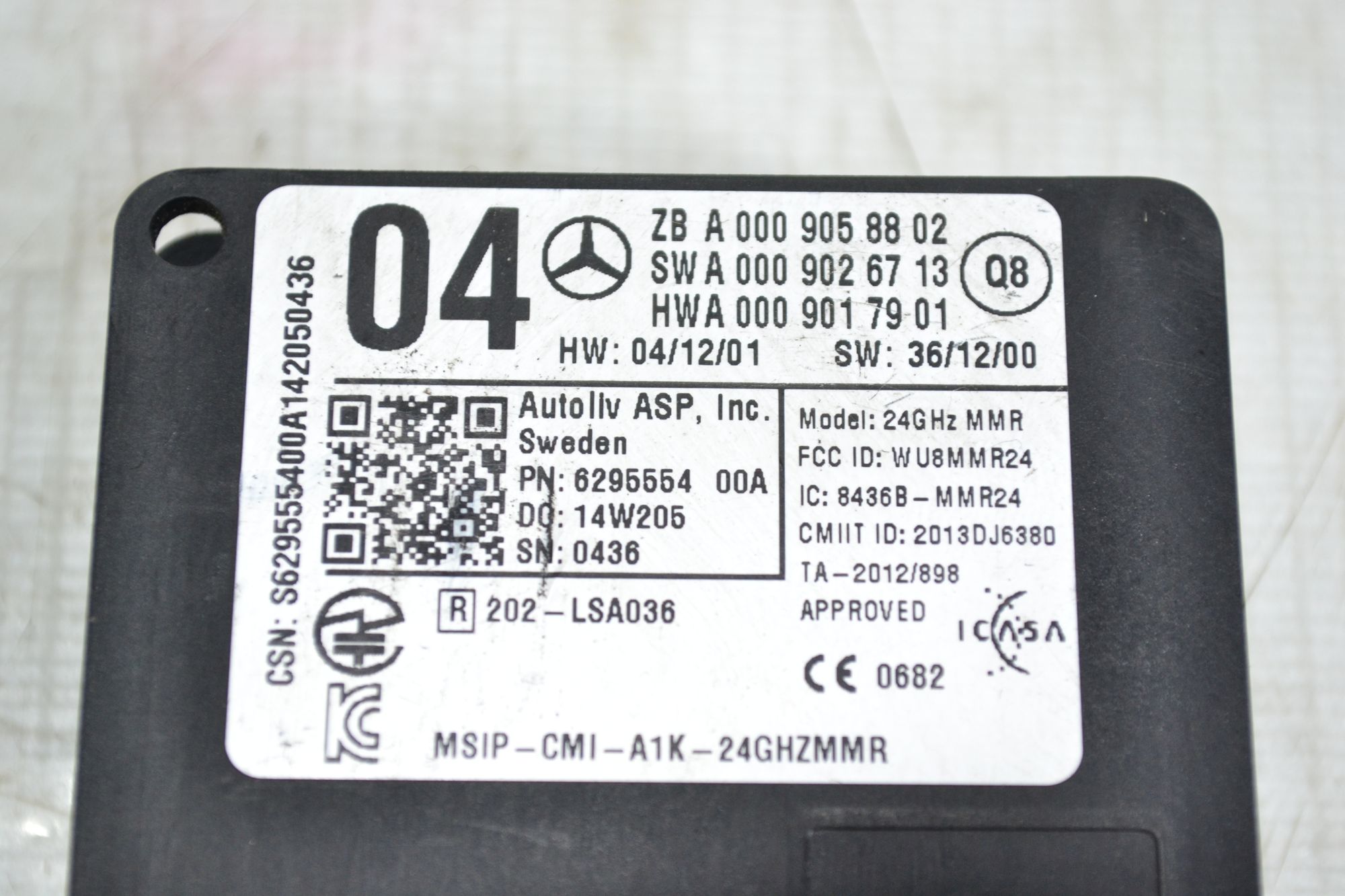 Блок управления радарными датчиками оригинал Mercedes E W212/W207/W166 из Японии, 19900 рублей, Кореновск
