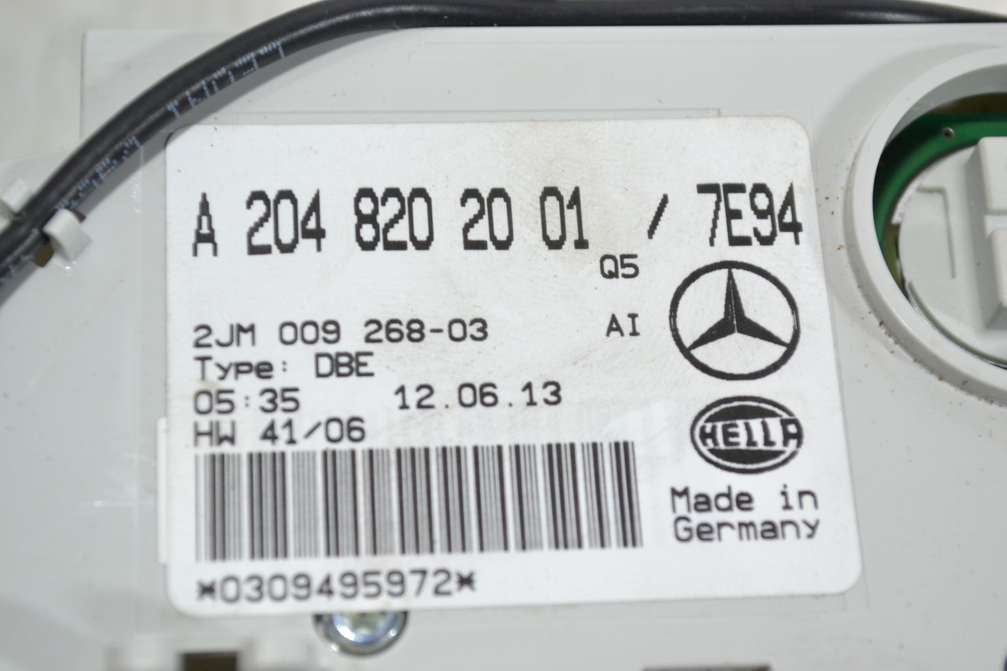 Плафон освещения салона оригинал Mercedes C W204 из Японии, 2900 рублей, Кореновск