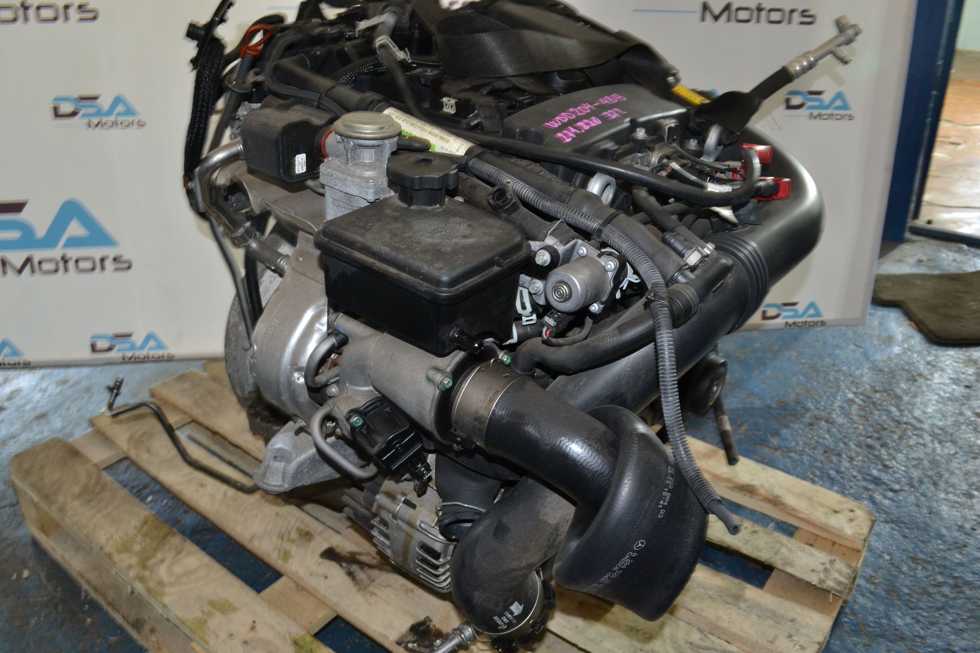 Двигатель в сборе с навесным M271.820 Mercedes W204 36 т.км из Японии, 390000 рублей, Кореновск