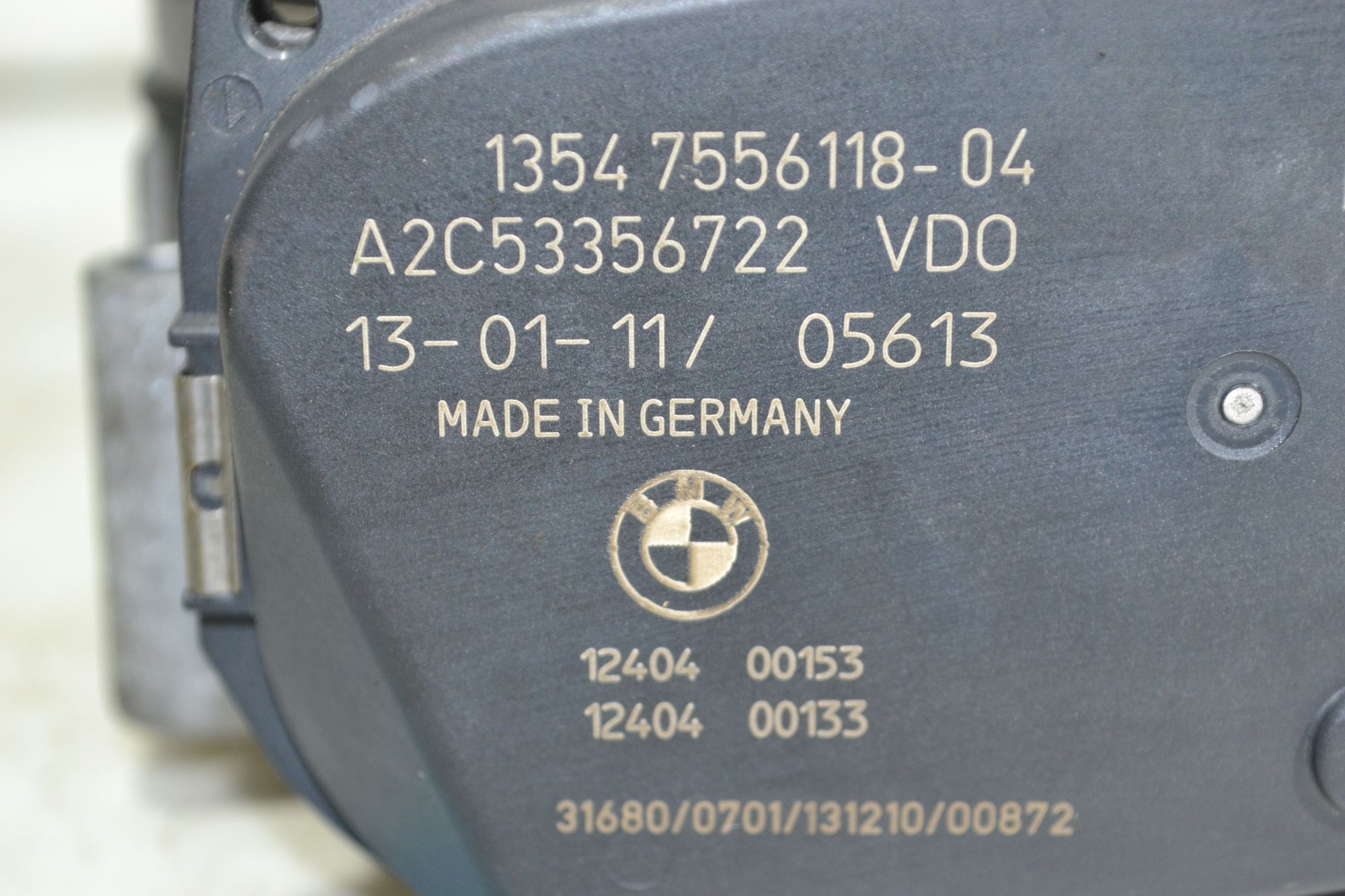 Дроссельная заслонка N51/N52/N53 оригинал BMW E60/E90/E70/E83/E84/F10 из Японии, 3900 рублей, Кореновск
