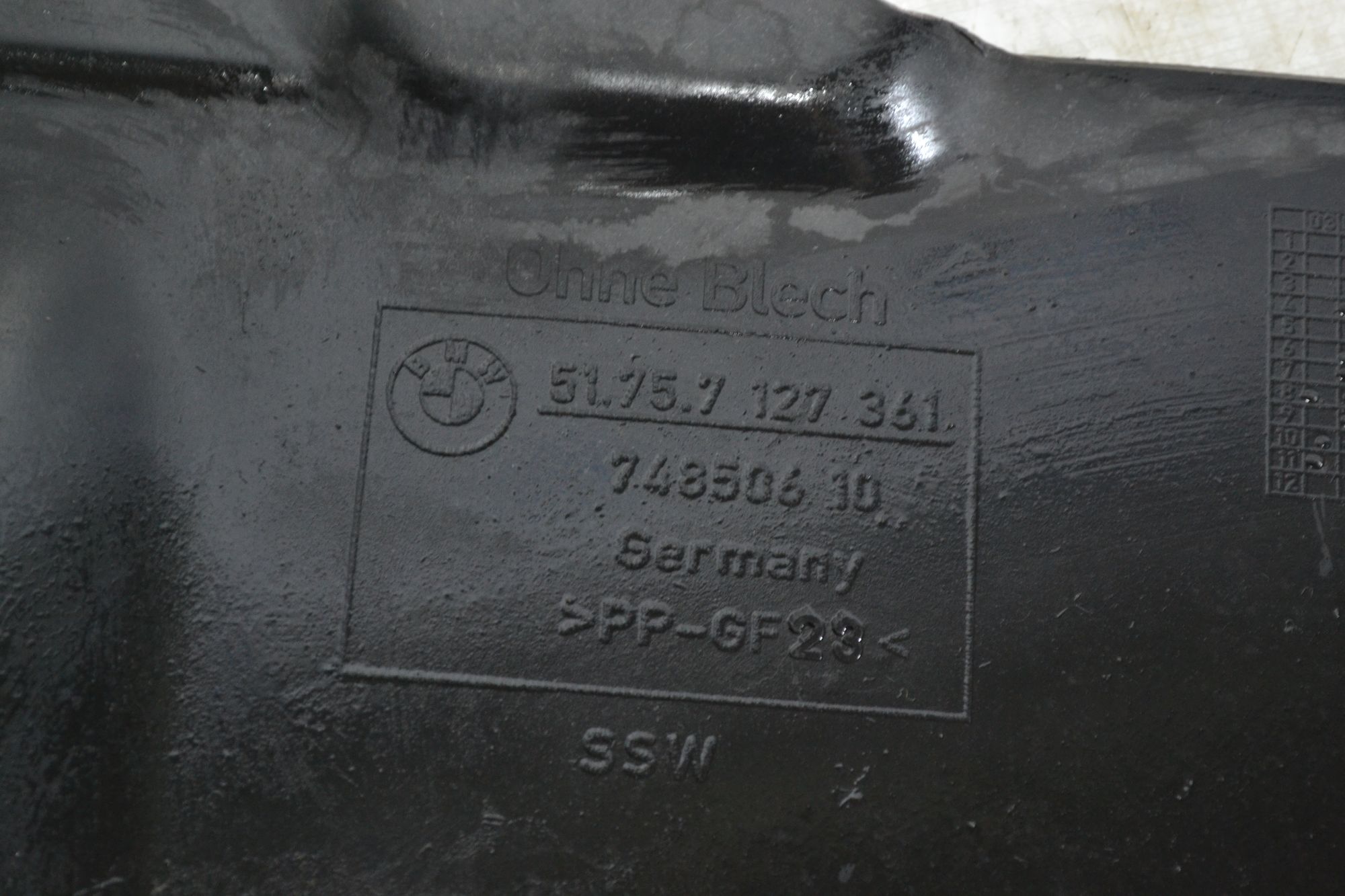 Защита днища задняя оригинал BMW 3 E90/E91/E92/E93 из Японии, 900 рублей, Кореновск