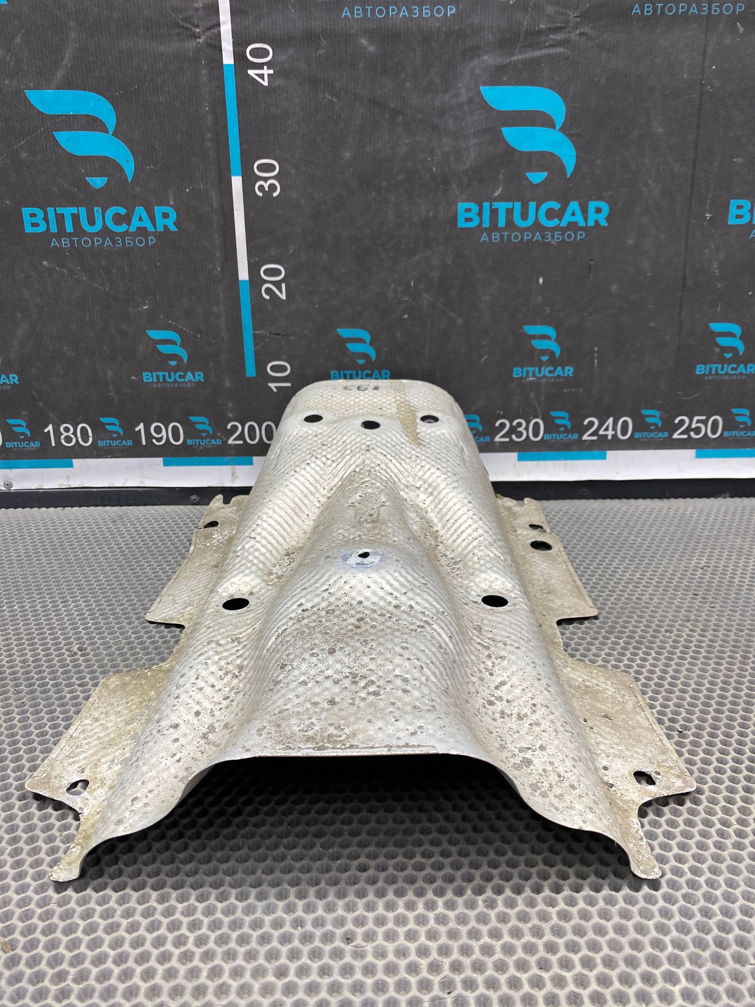 Б/У Экран тепловой средний глушителя  Kia Optima 4 рест 2019г. 2.0L. G4ND АКПП, 1990 рублей, Краснодар