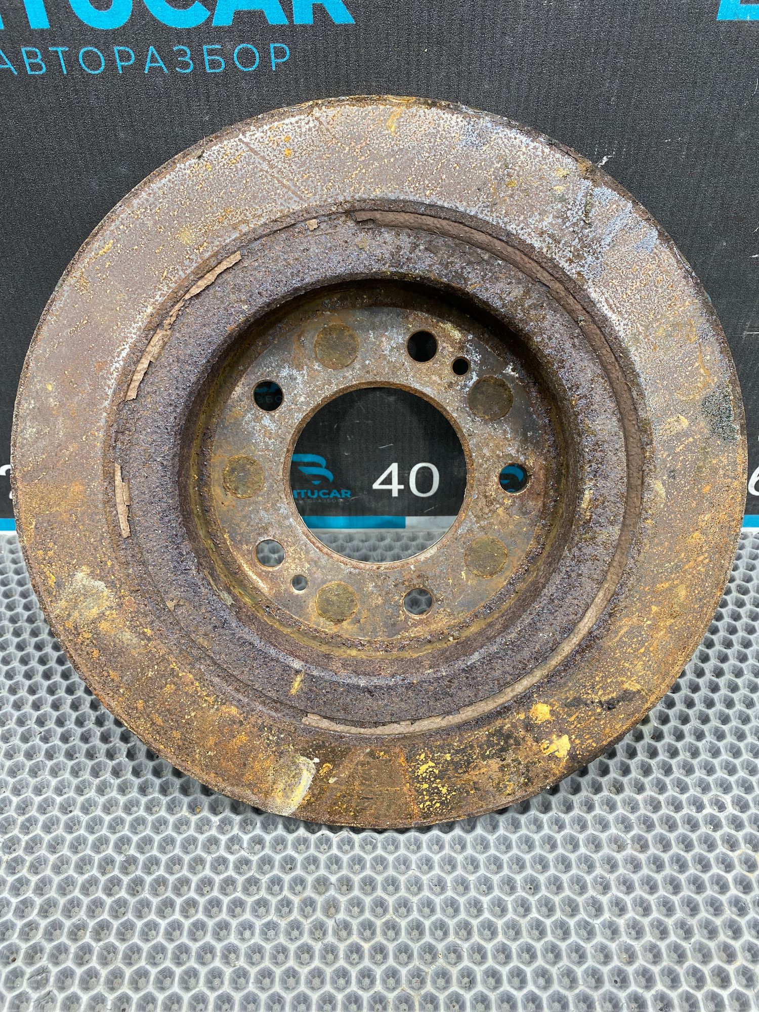 Б/У Диск тормозной задний Kia Optima 4 JF (G4KJ) 2.4L AT 2019 GT-Line, 1390 рублей, Краснодар