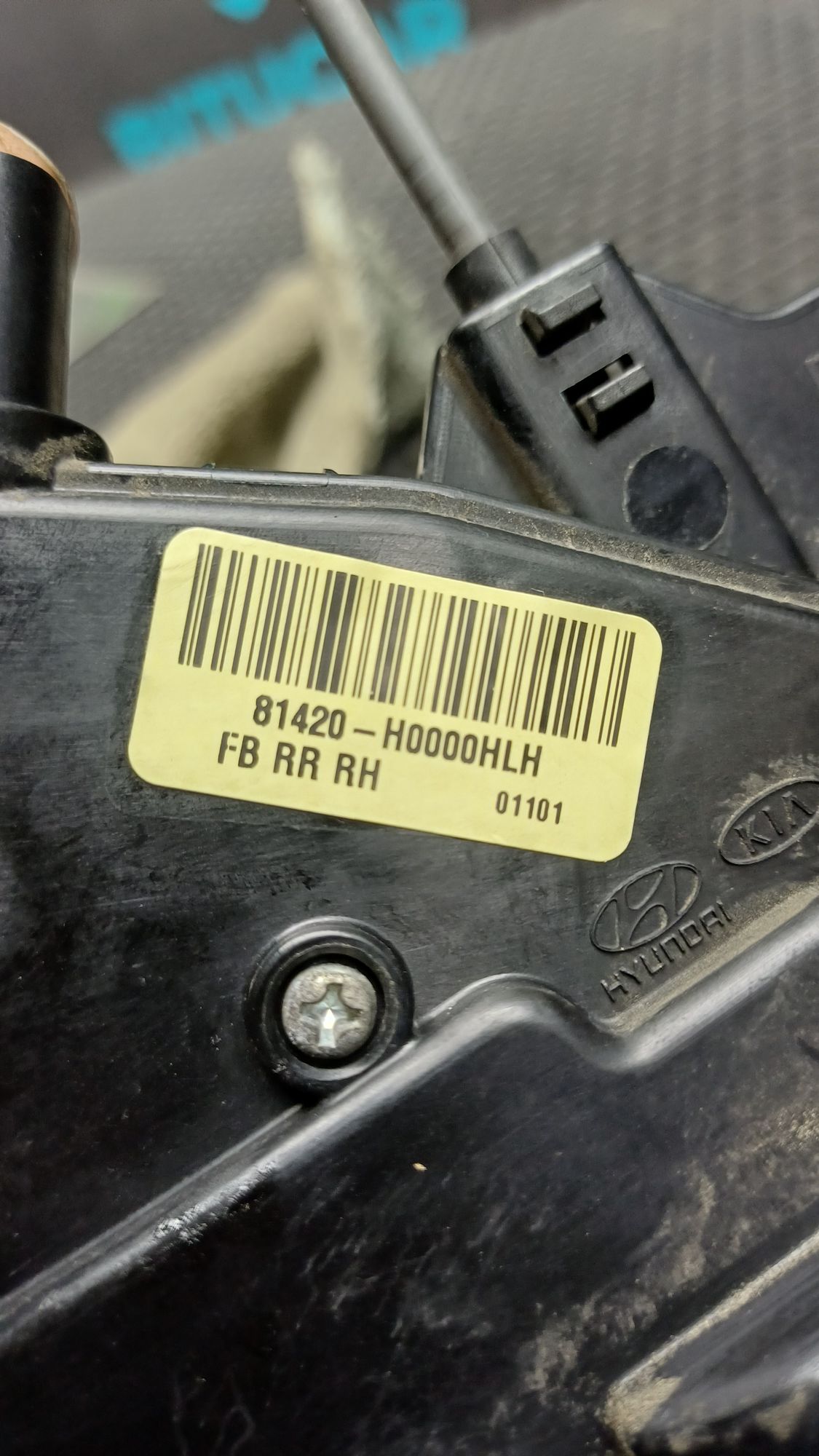 Б/У Замок двери правой задней Kia Rio 4 (G4FG) 1.6L AT 2021, 5990 рублей, Краснодар