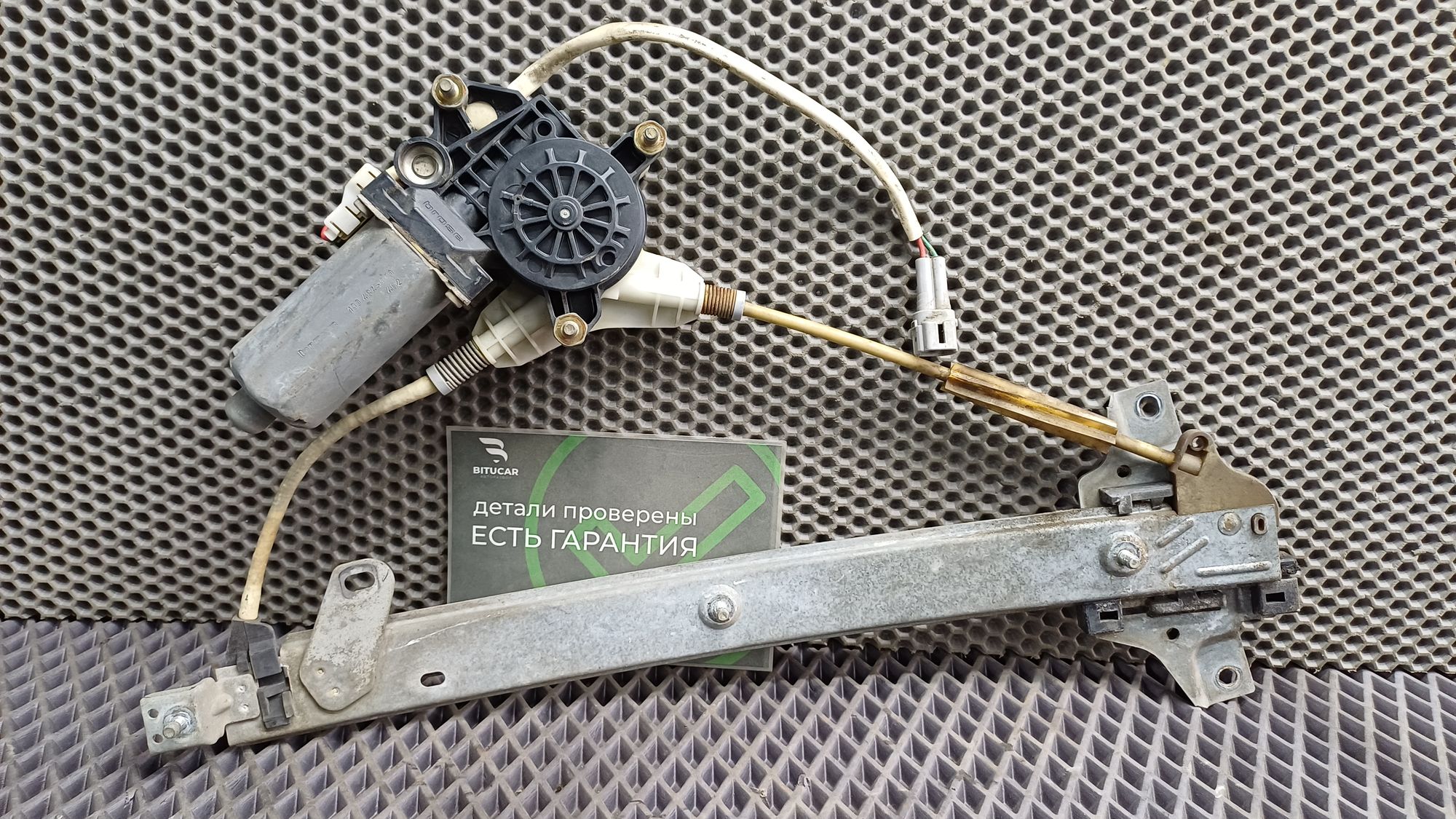 Б/У Стеклоподъемник задней правой двери Toyota CARINA E 6 дорест. 1992—1996 1994 Зеленый, 3490 рублей, Краснодар