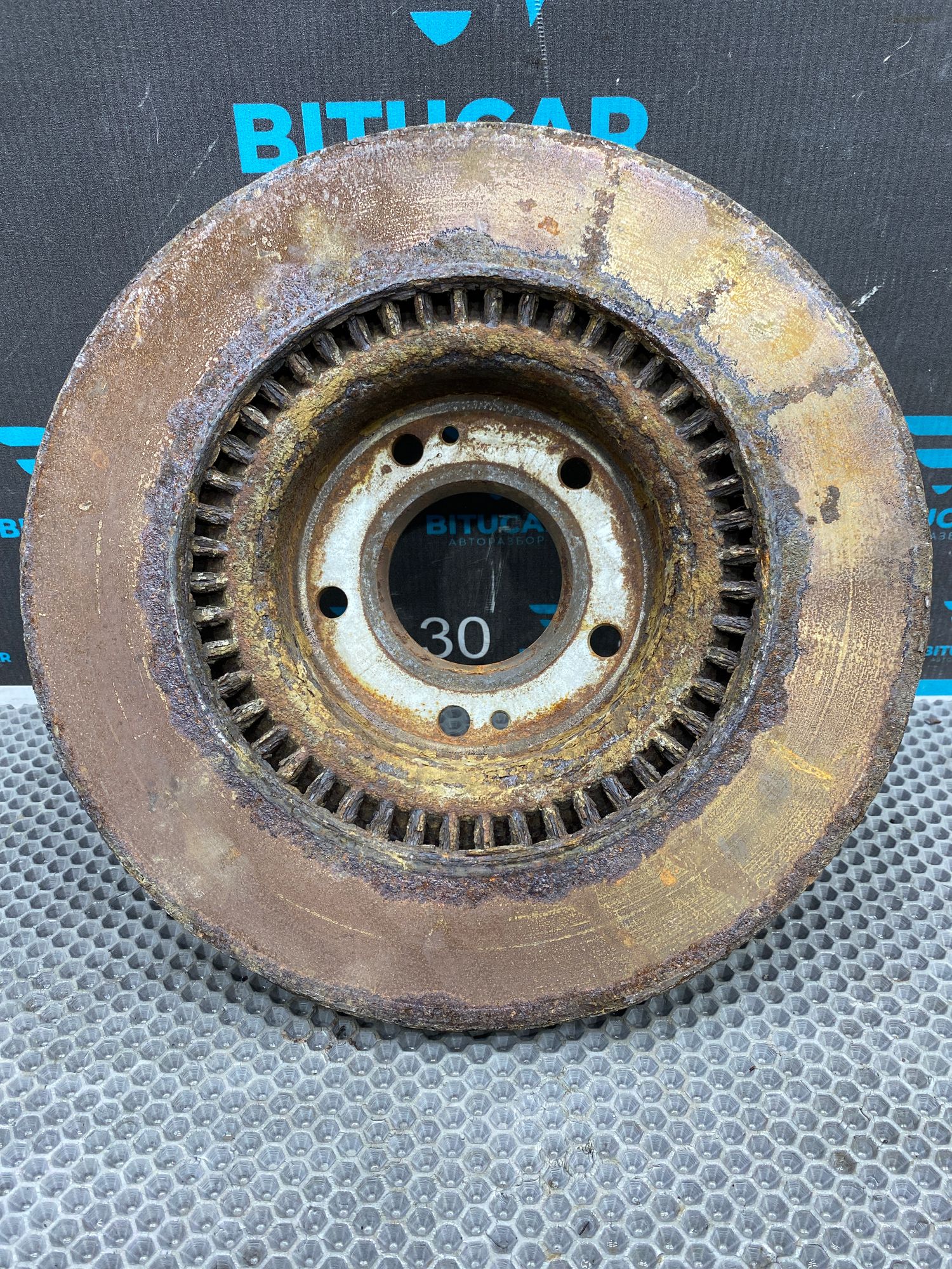 Б/У Диск тормозной передний Kia Optima 4 JF (G4KJ) 2.4L AT 2019 GT-Line, 2490 рублей, Краснодар