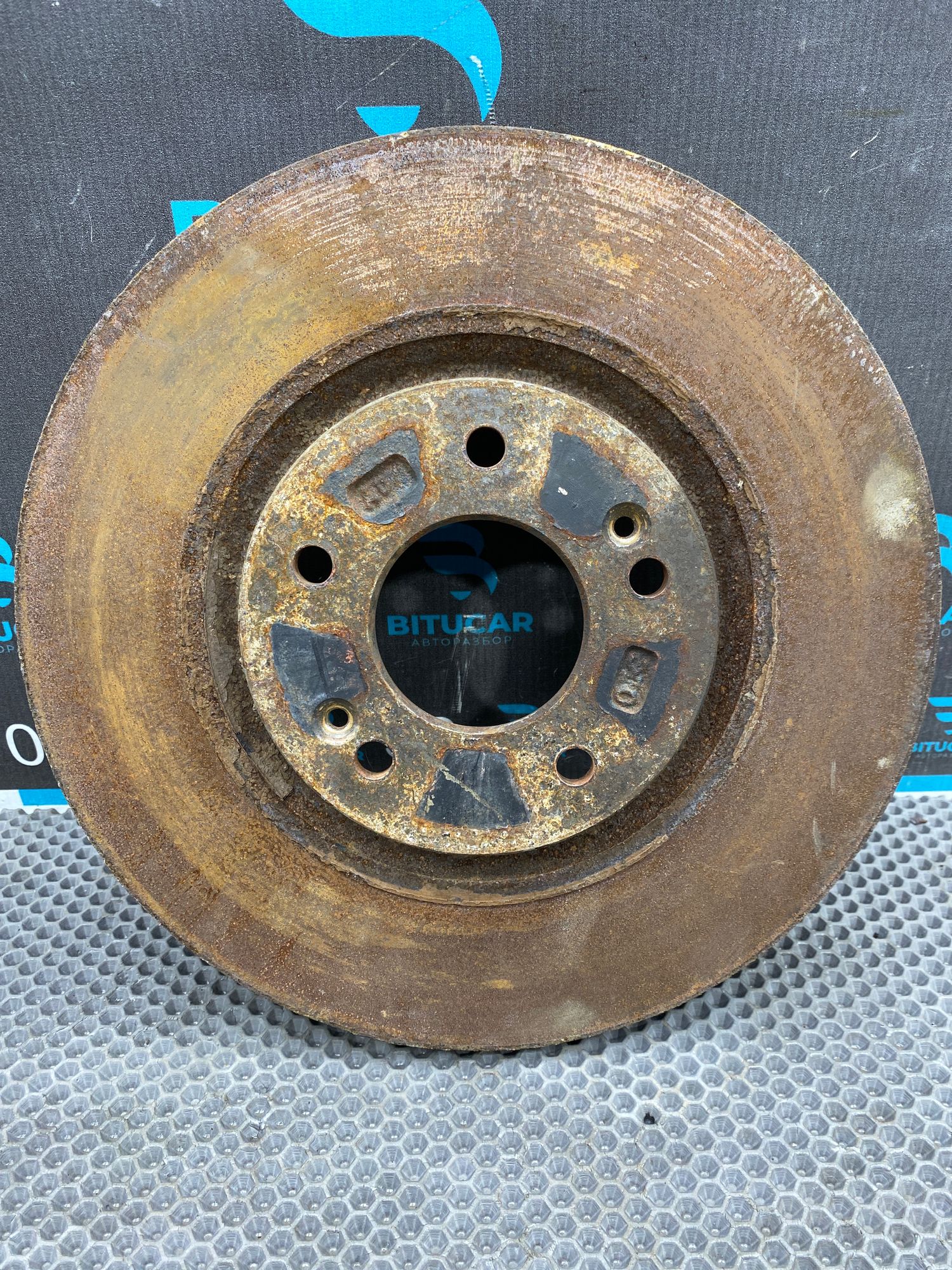 Б/У Диск тормозной передний Kia Optima 4 JF (G4KJ) 2.4L AT 2019 GT-Line, 2490 рублей, Краснодар