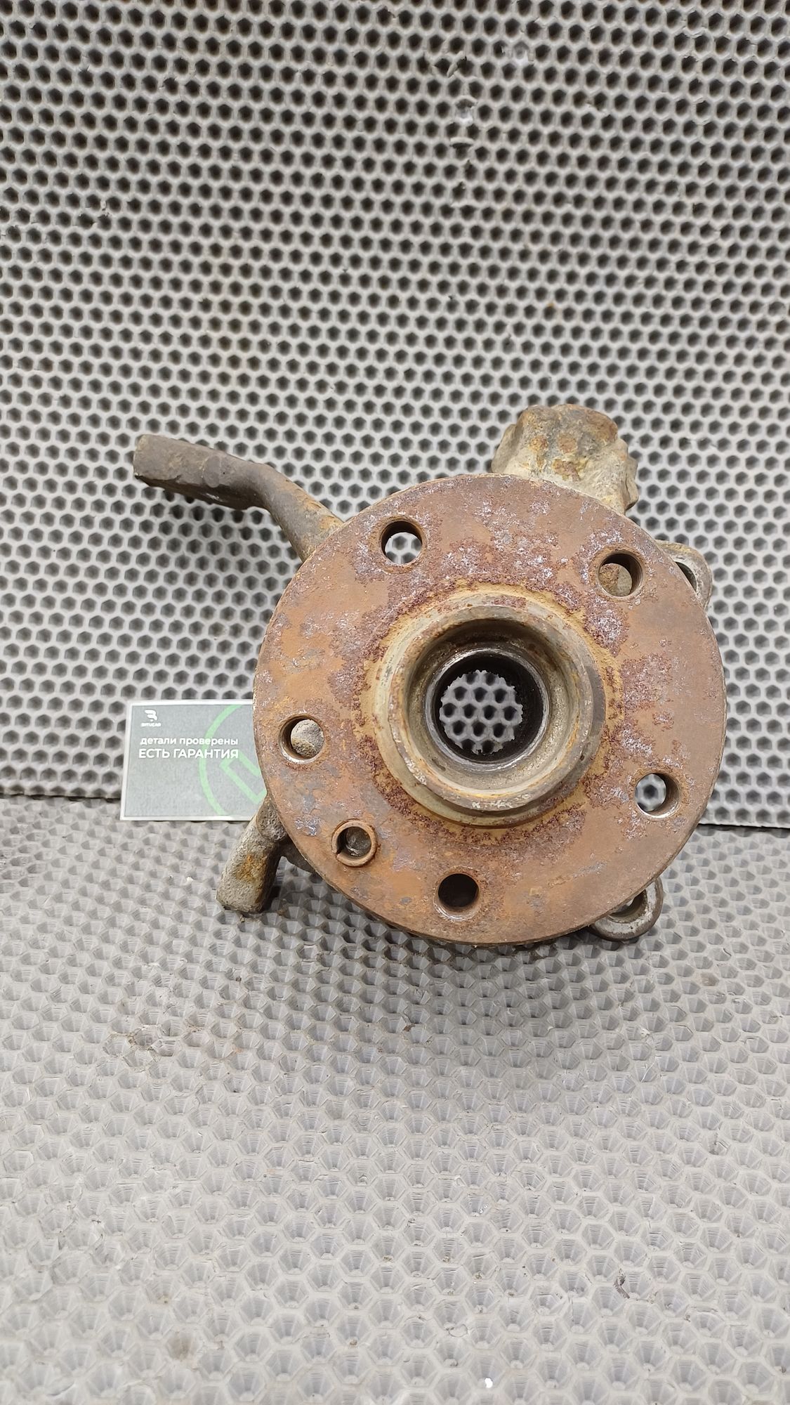 Б/У Ступица передняя правая с кулаком поворотным Volkswagen Transporter T4 4 дорест. 1990—2003 1993 синий, 2490 рублей, Краснодар