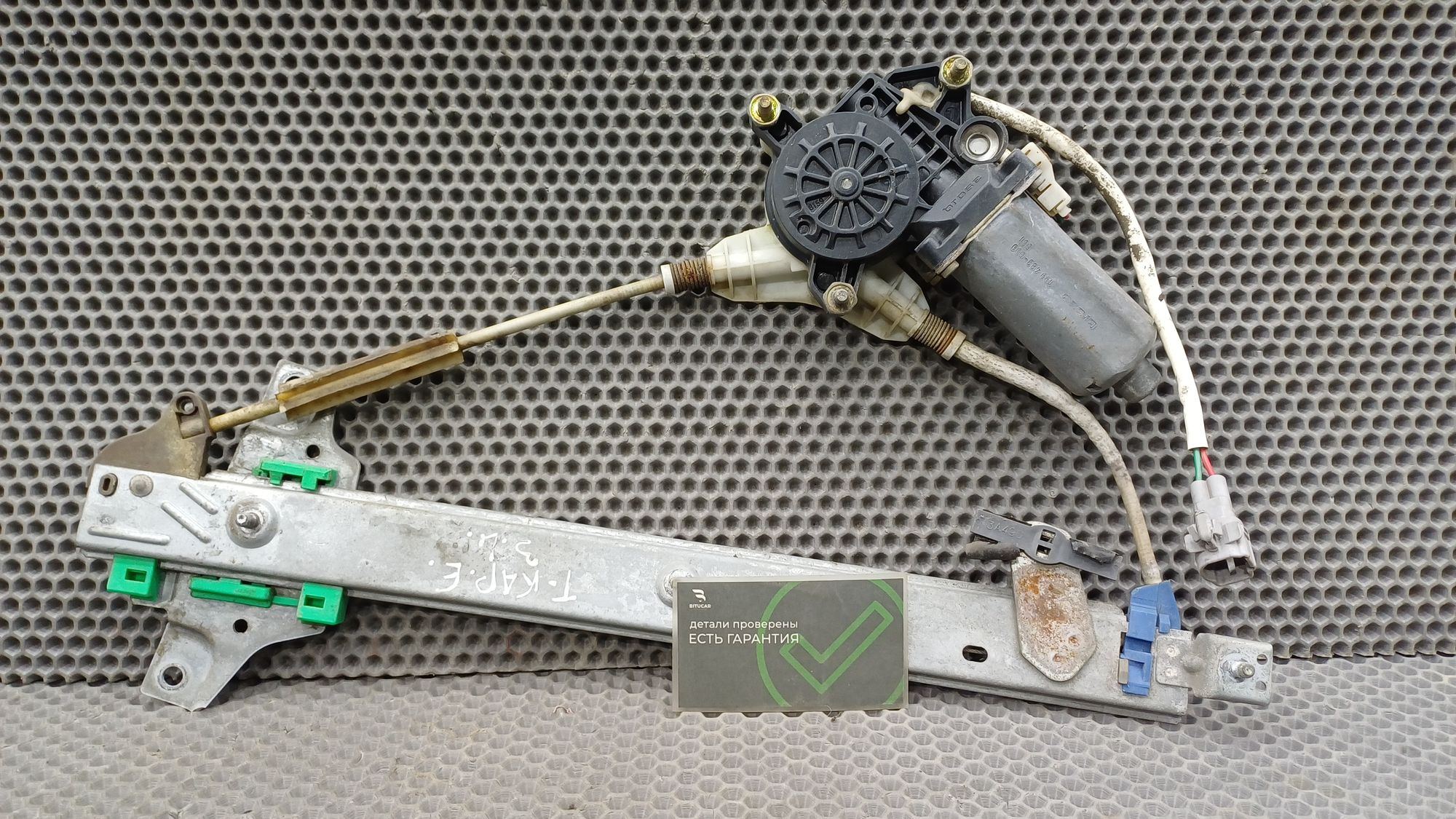 Б/У Стеклоподъемник задней левой двери Toyota CARINA E 6 дорест. 1992—1996 1994 Зеленый, 1990 рублей, Краснодар