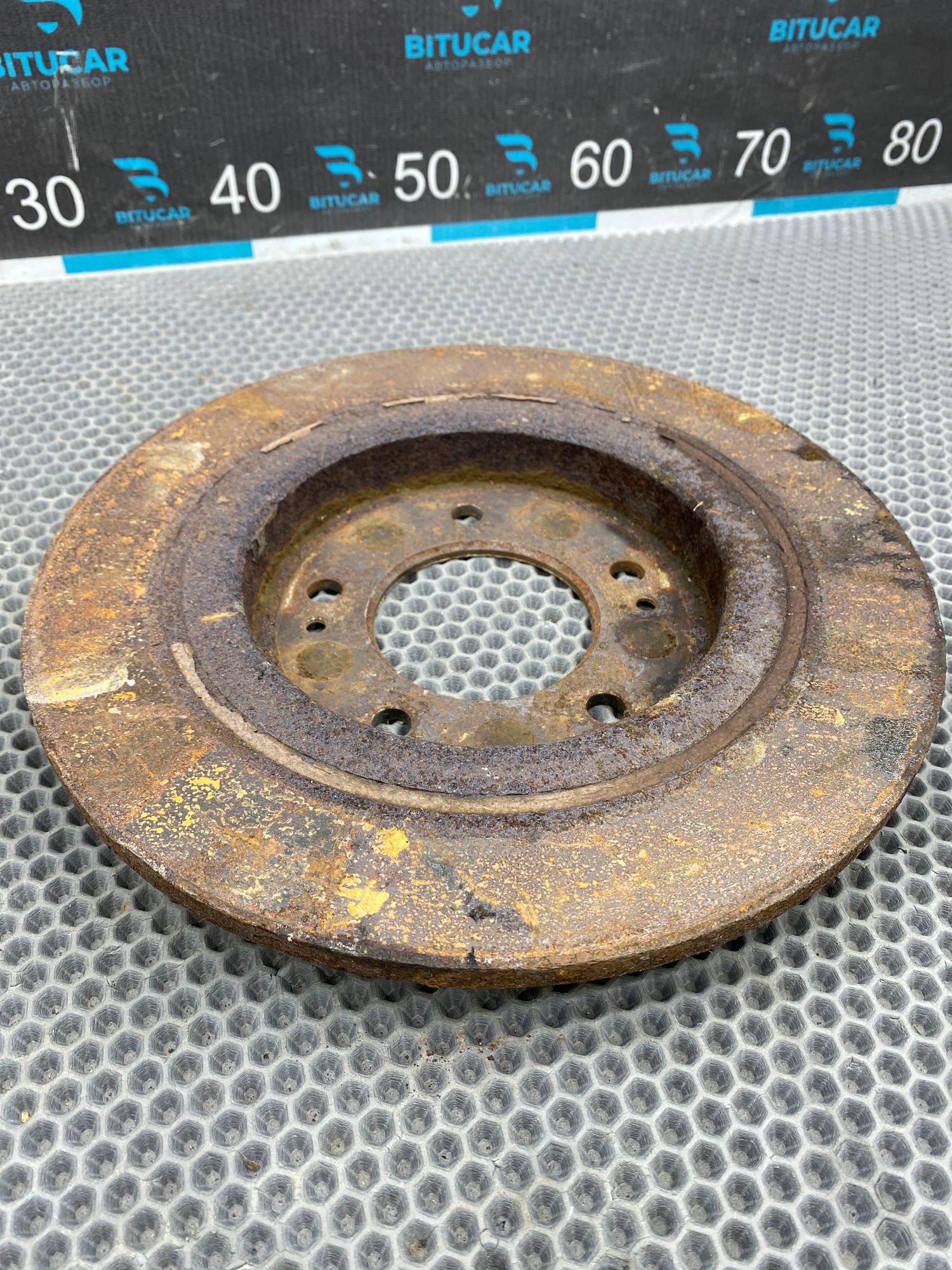 Б/У Диск тормозной задний Kia Optima 4 JF (G4KJ) 2.4L AT 2019 GT-Line, 1390 рублей, Краснодар