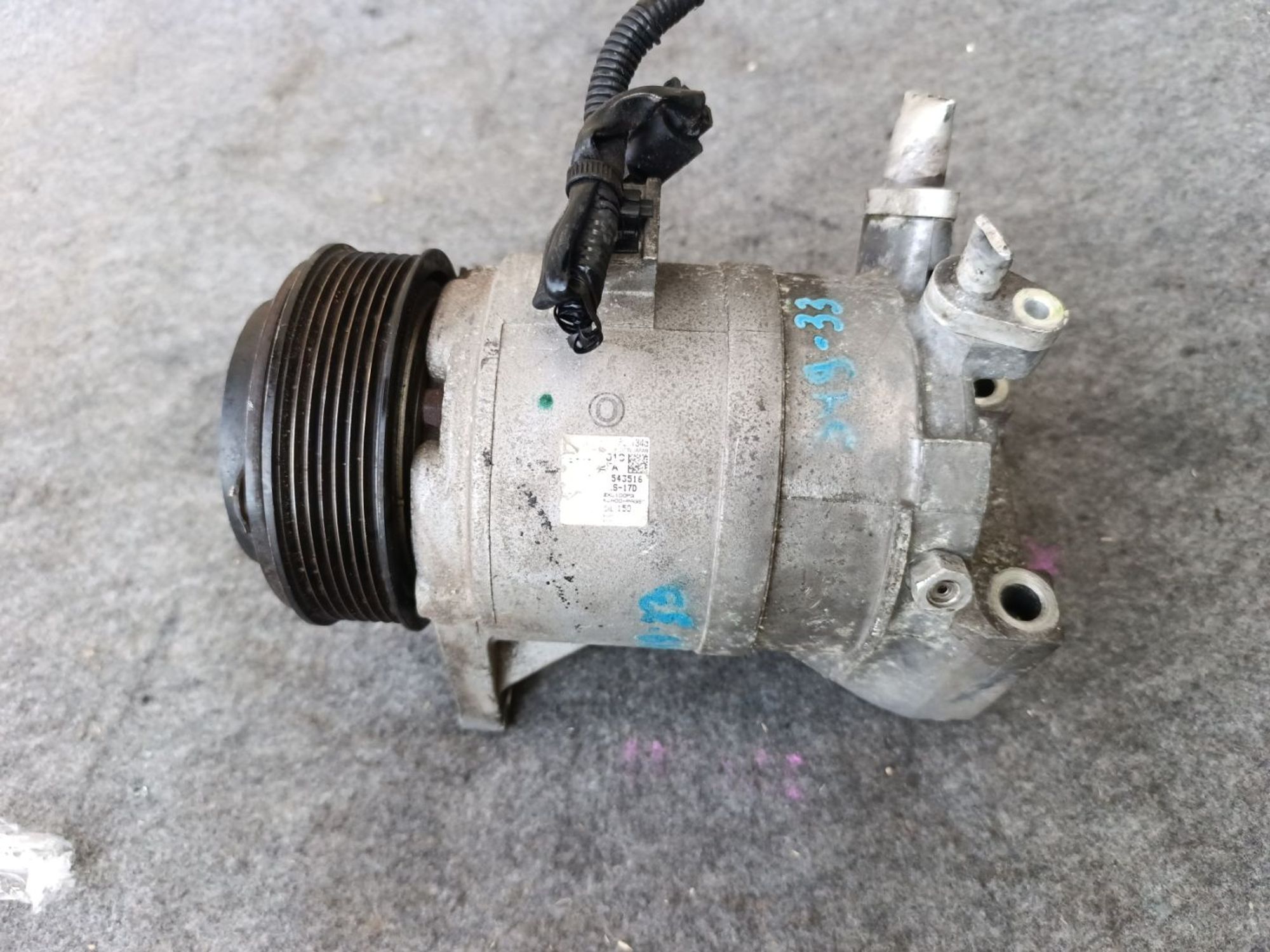 Компрессор кондиционера Nissan Teana, J32 vq25de, 9500 рублей, Ленина
