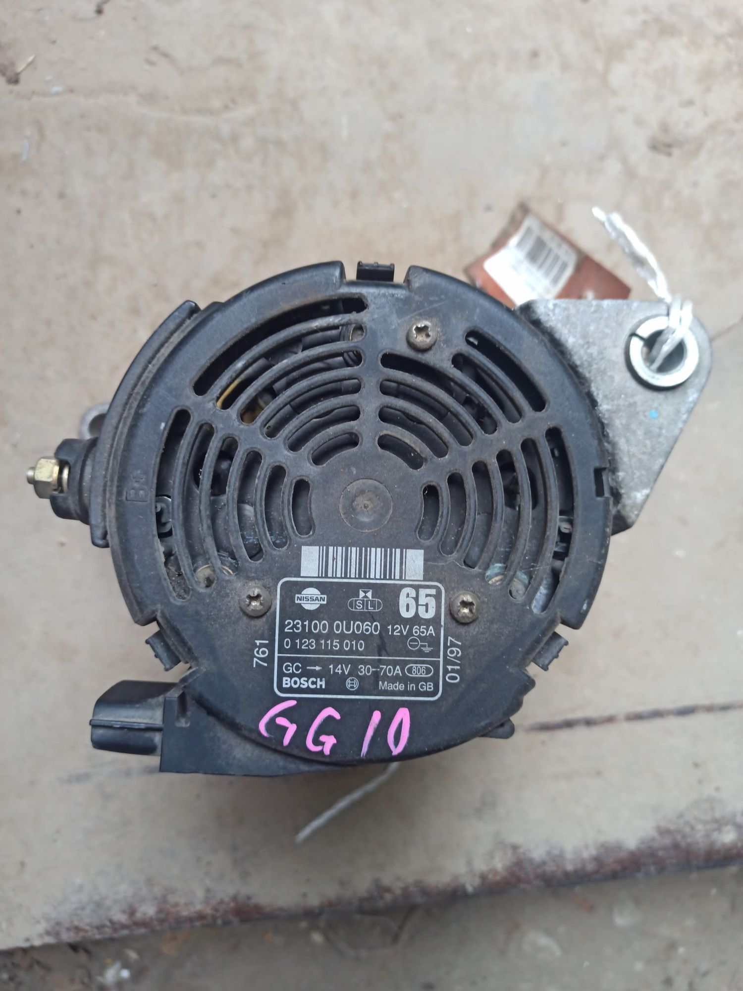 Генератор Nissan march k11 cg10de, 3500 рублей, Ленина