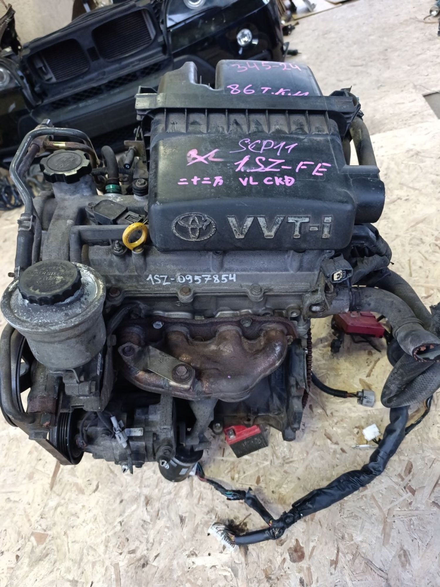 Двигатель Toyota Platz scp11 1szfe, 120000 рублей, Ленина
