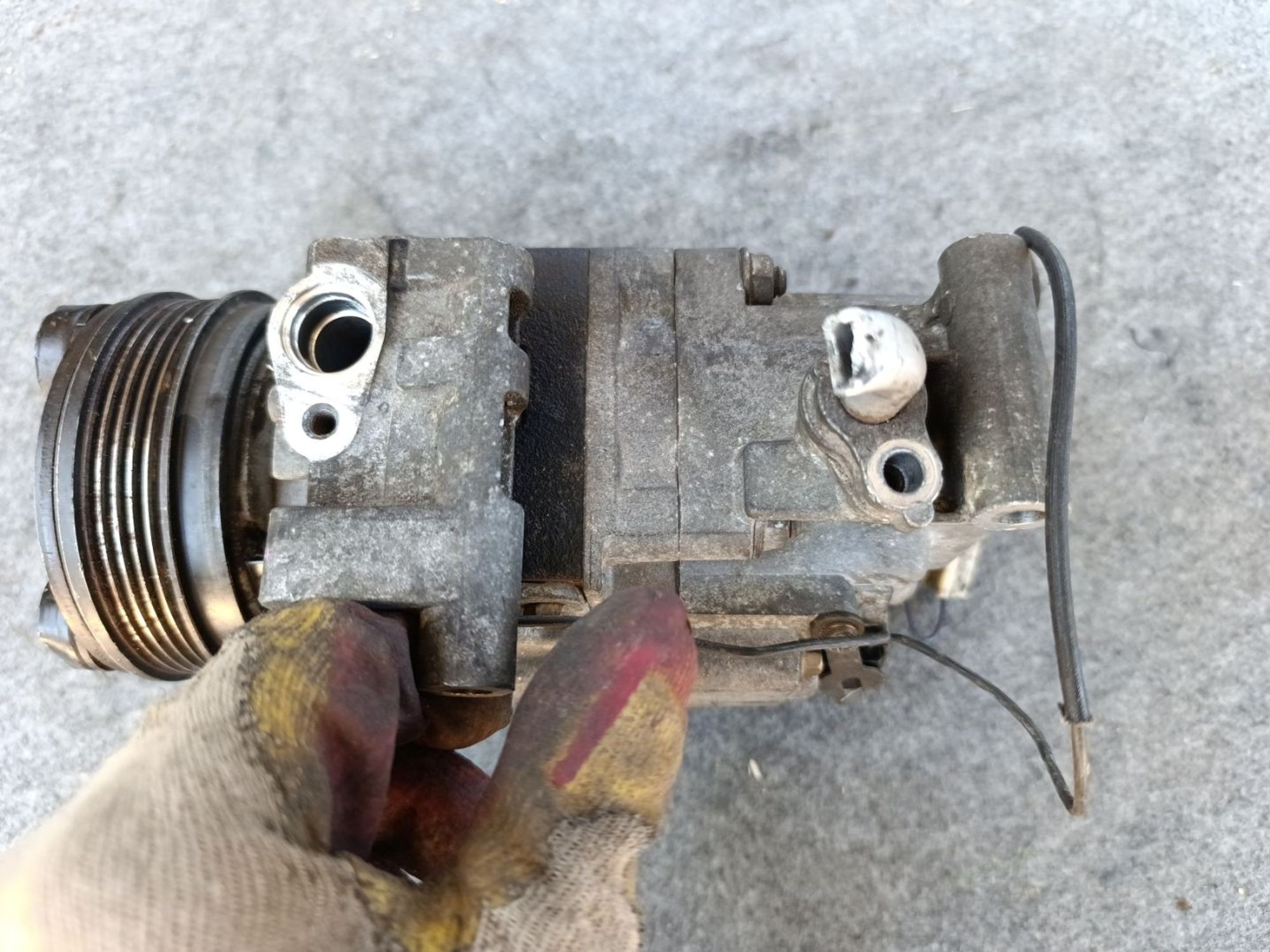 Компрессор кондиционера Mazda 3, bk LFDE, 8000 рублей, Ленина
