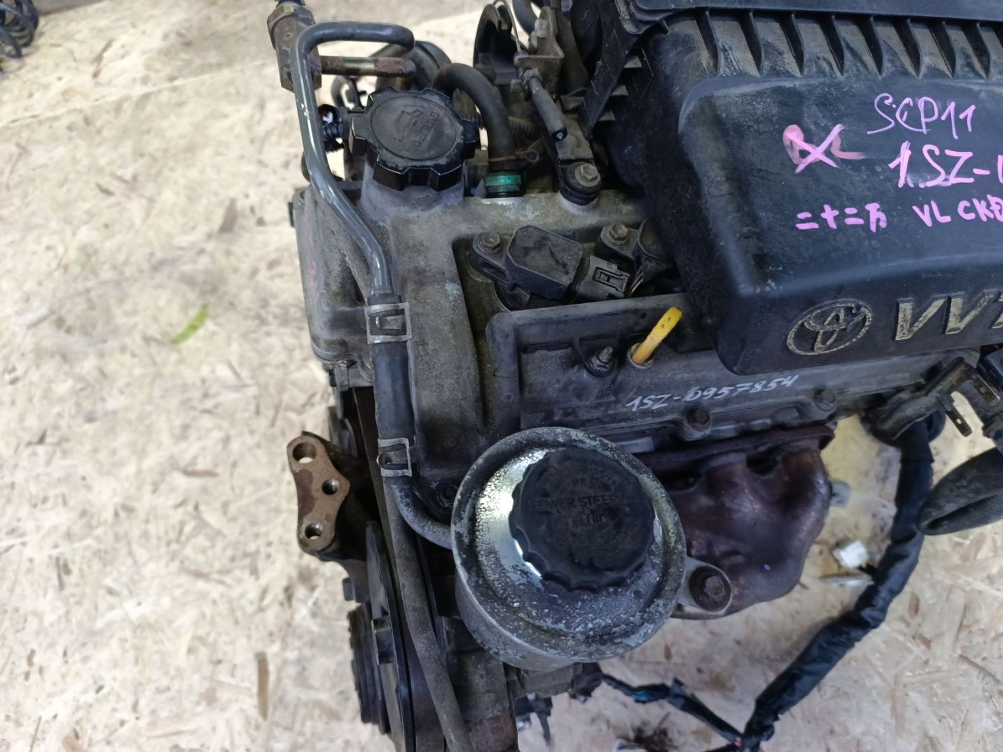 Двигатель Toyota Platz scp11 1szfe, 120000 рублей, Ленина
