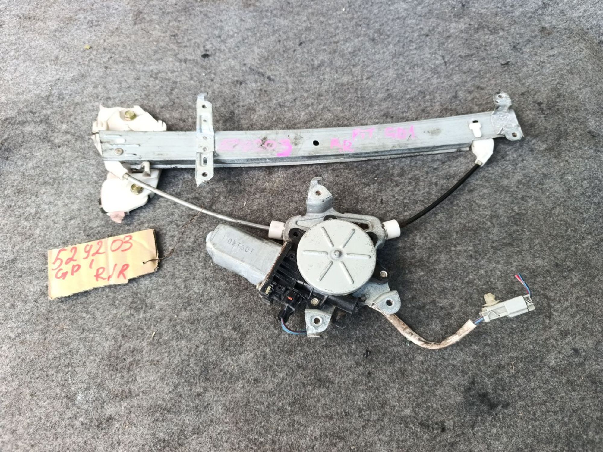 Стеклоподъемник задний правый Honda Fit GD1, 2500 рублей, Ленина