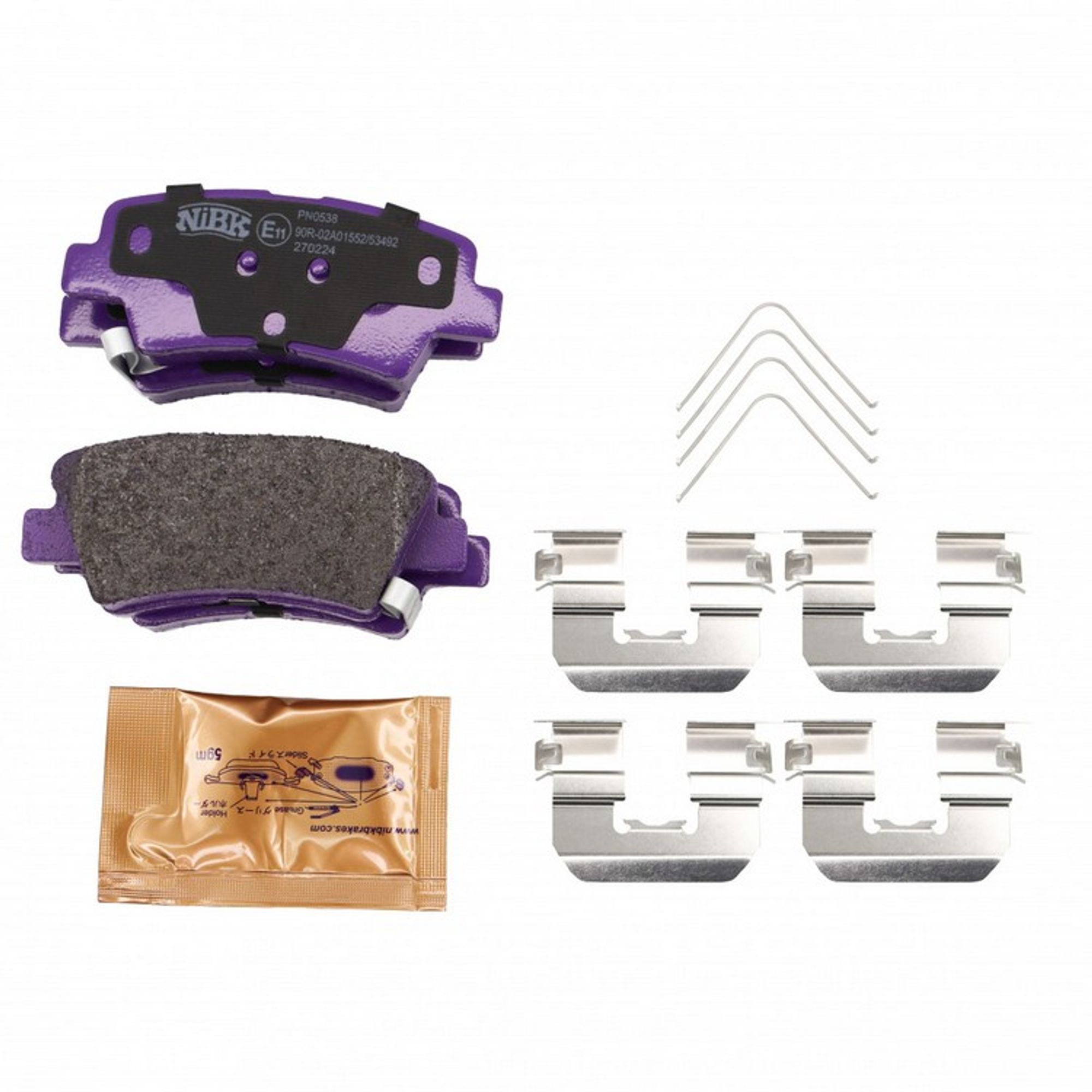 Колодки задние NiBK Hyundai Solaris (10-)/Kia Rio (10-), 1778 рублей, Сургут