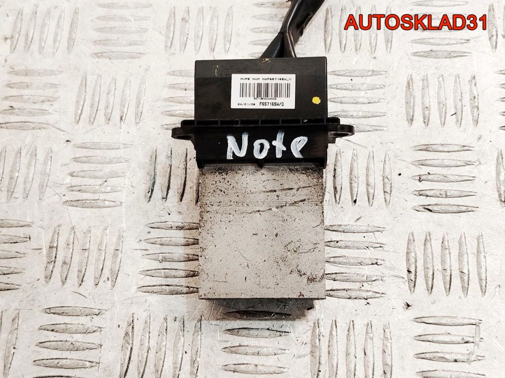 Резистор отопителя Nissan Note E11 F657165W, 1500 рублей, Дубовое