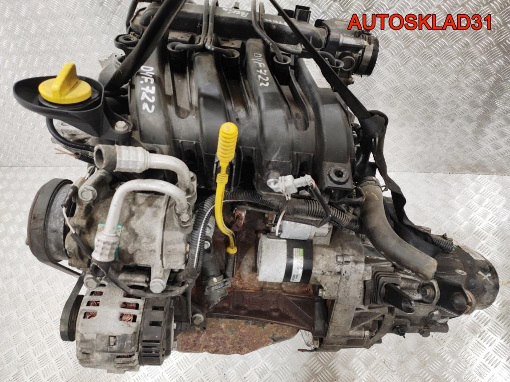 Двигатель D4F 722 Renault Clio 3 1.2 Бензин, 27000 рублей, Дубовое