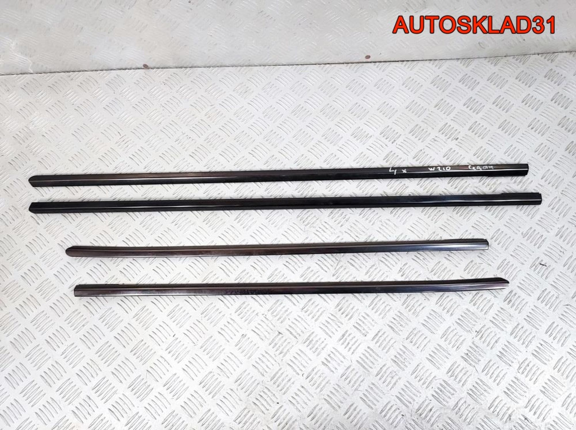 Накладка стекла Комплект Mercedes Benz W210 Седан, 3300 рублей, Дубовое